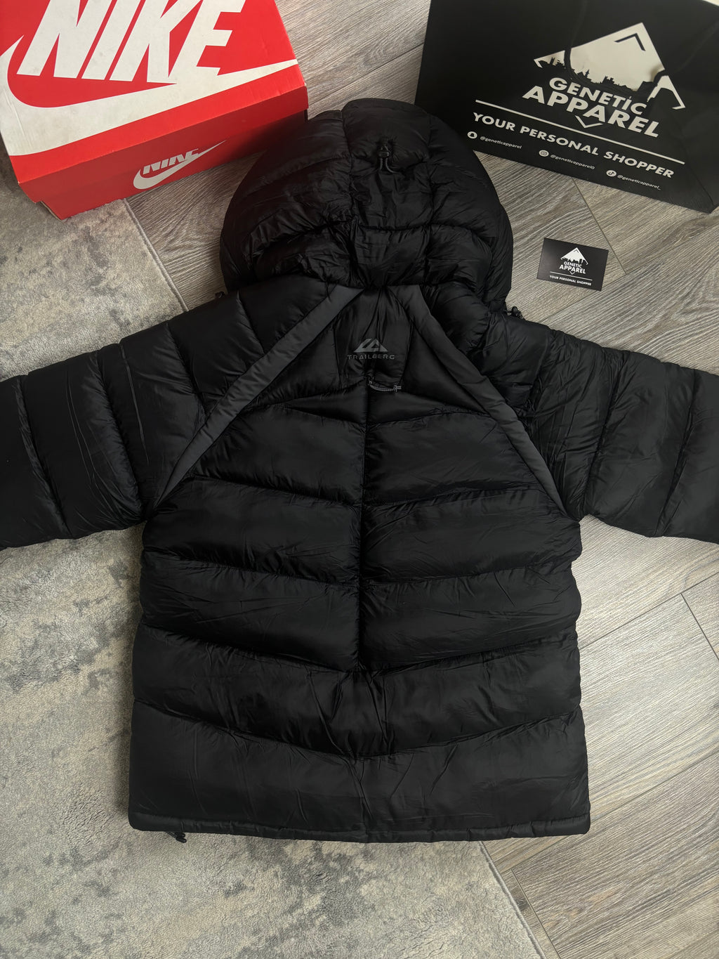 Trailberg Insulated Puffer Jacket - ‘Black’