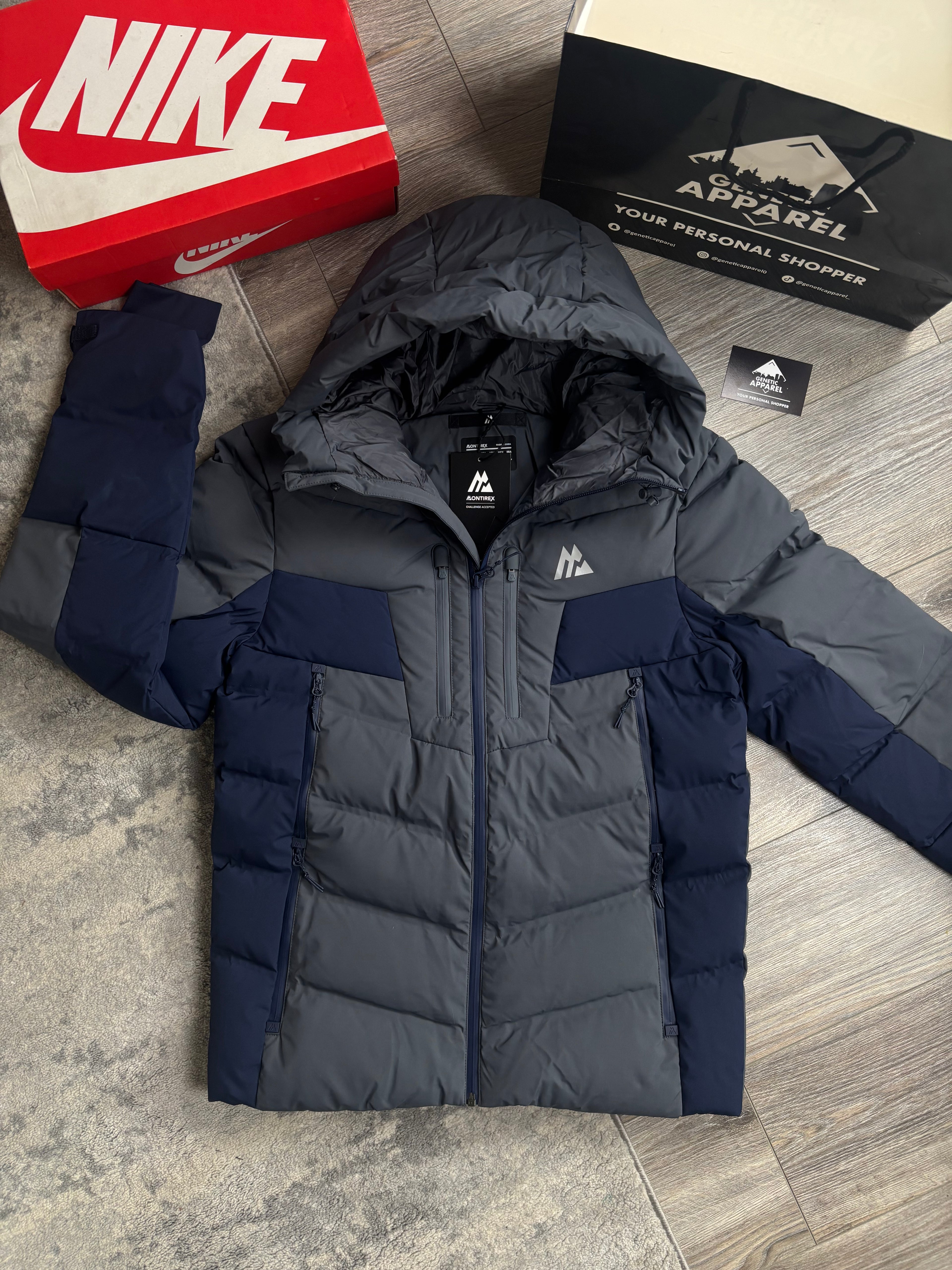 Montirex Arctic Jacket - ‘Grey/Navy’