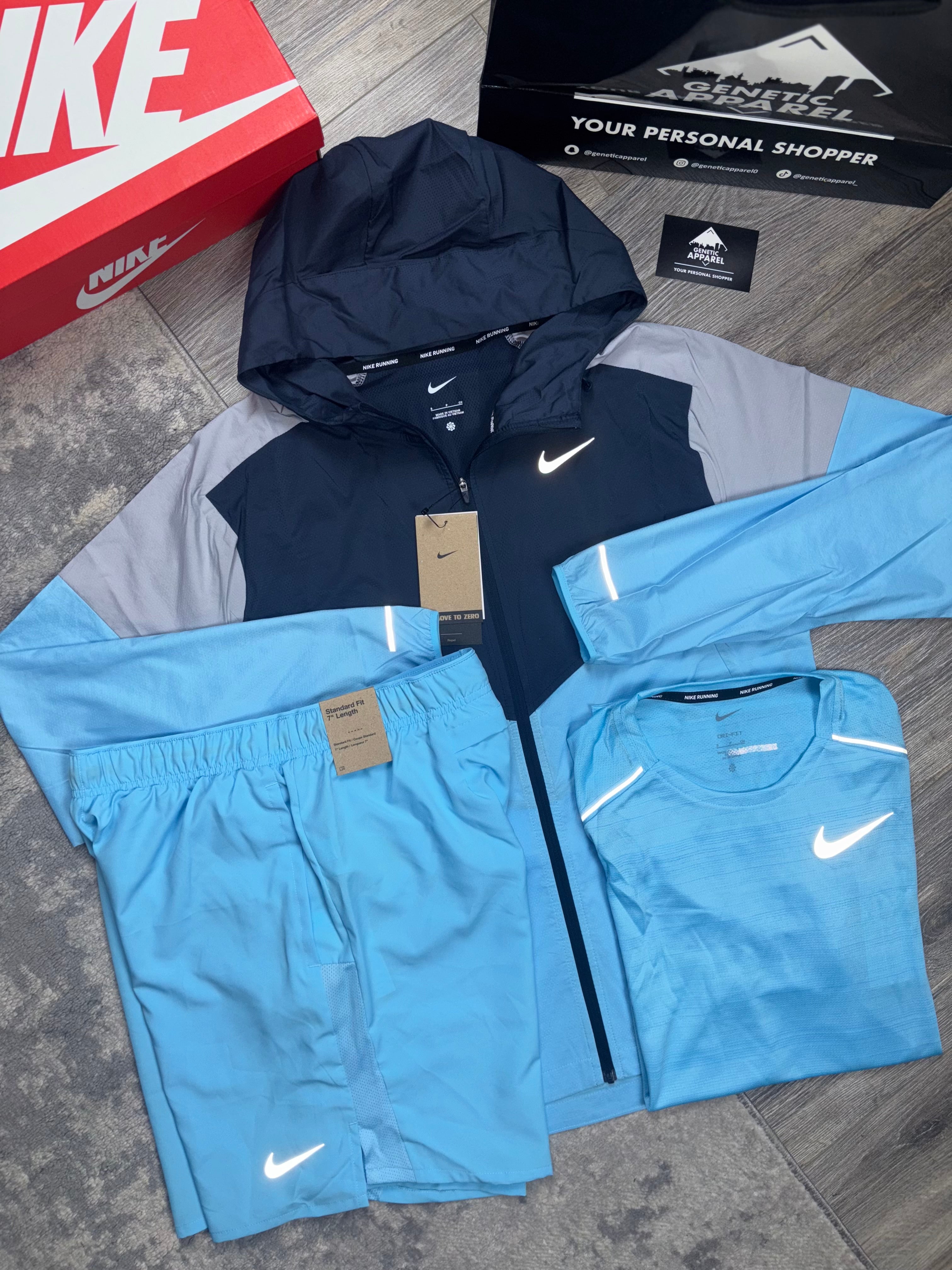 Nike Windrunner Triset - ‘Blue/Grey’