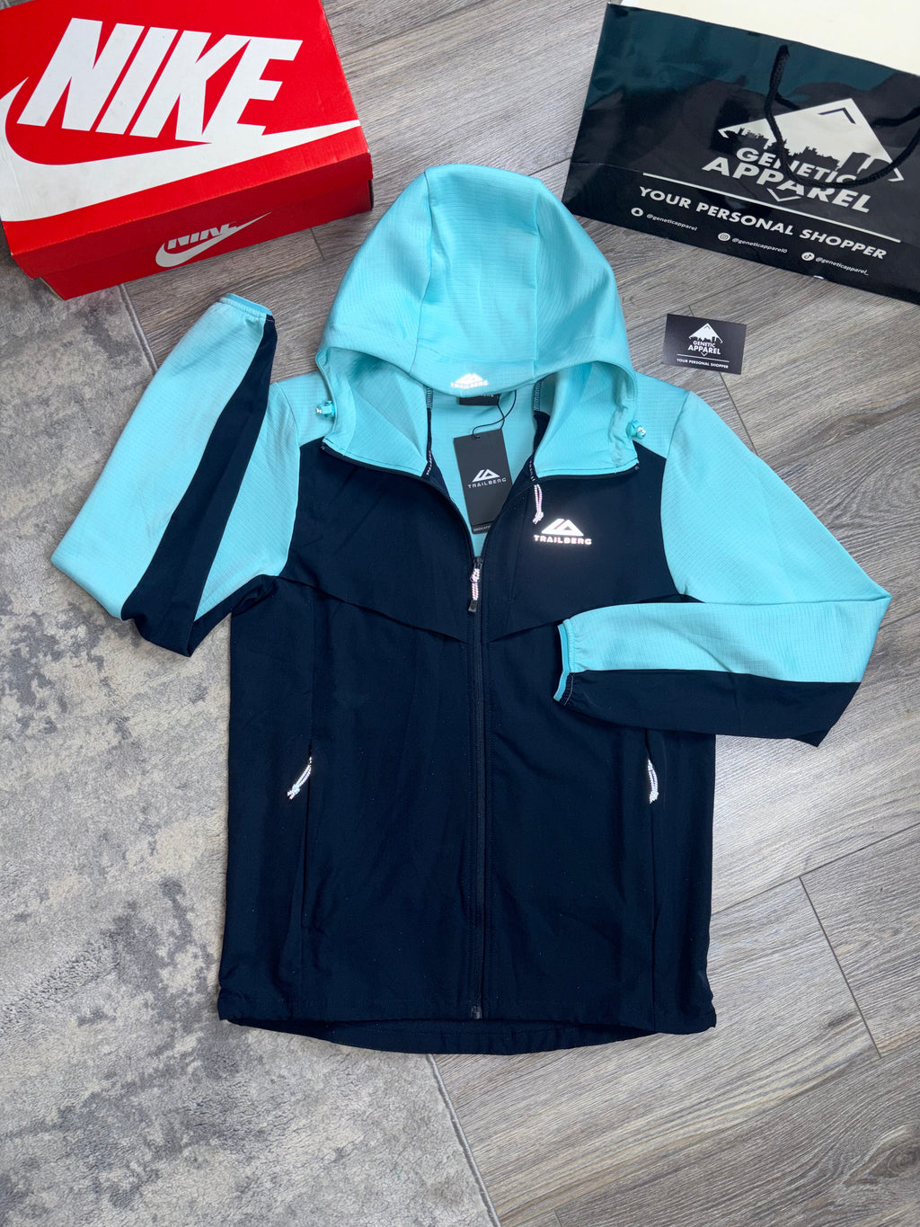Trailberg Dash Tracksuit - ‘Navy/Teal’