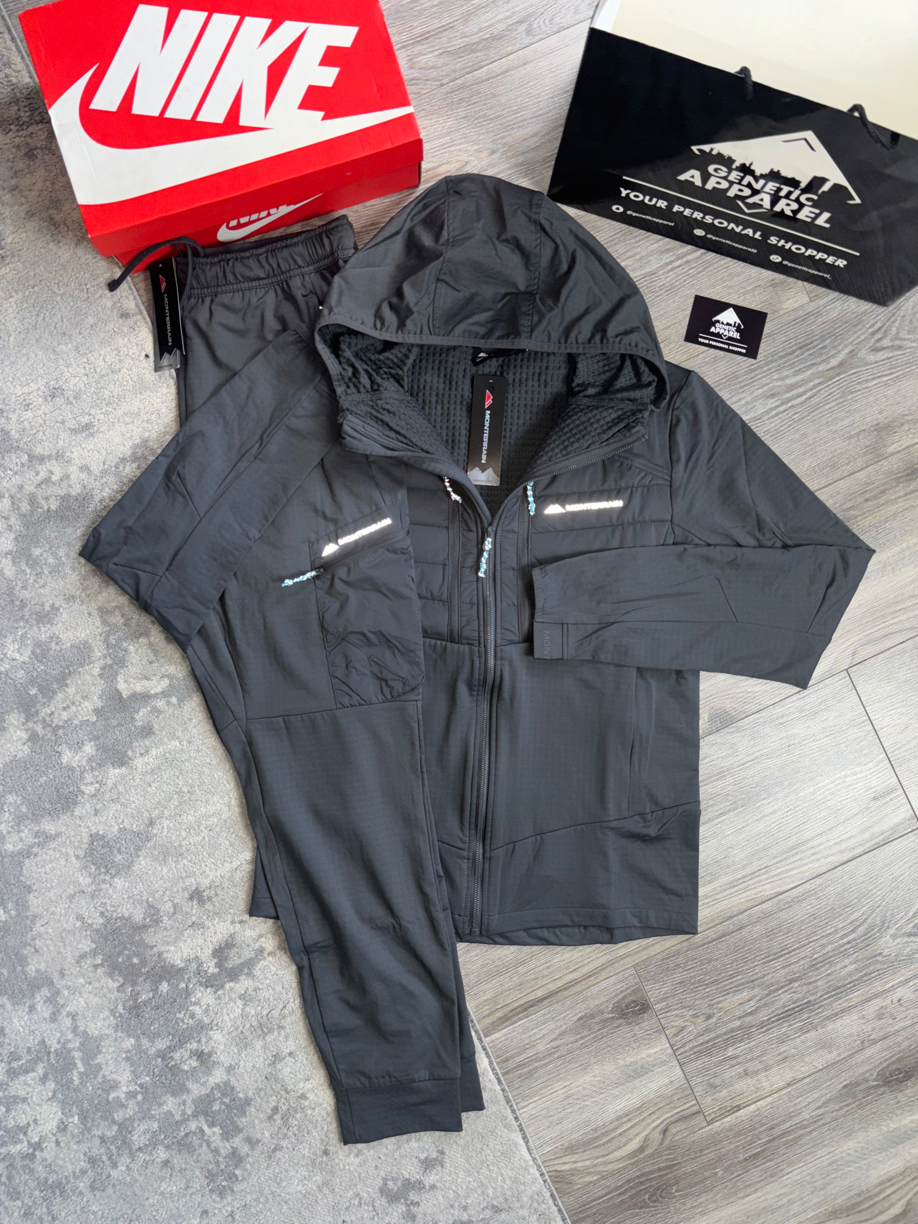 Monterrain Dinar Tracksuit - ‘Grey/Blue’