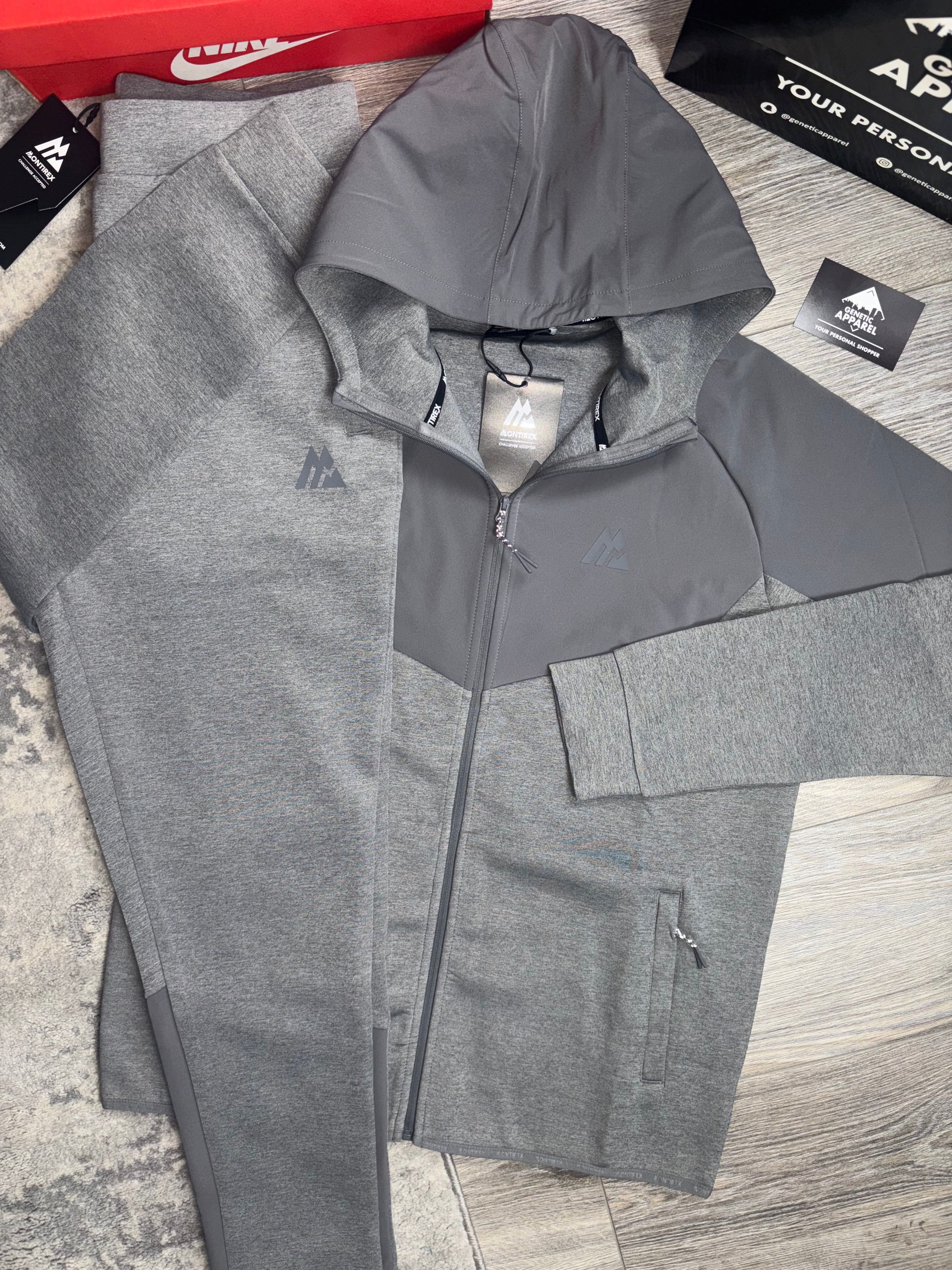 Montirex Fleeced Tracksuit -‘Slate Grey/Grey’
