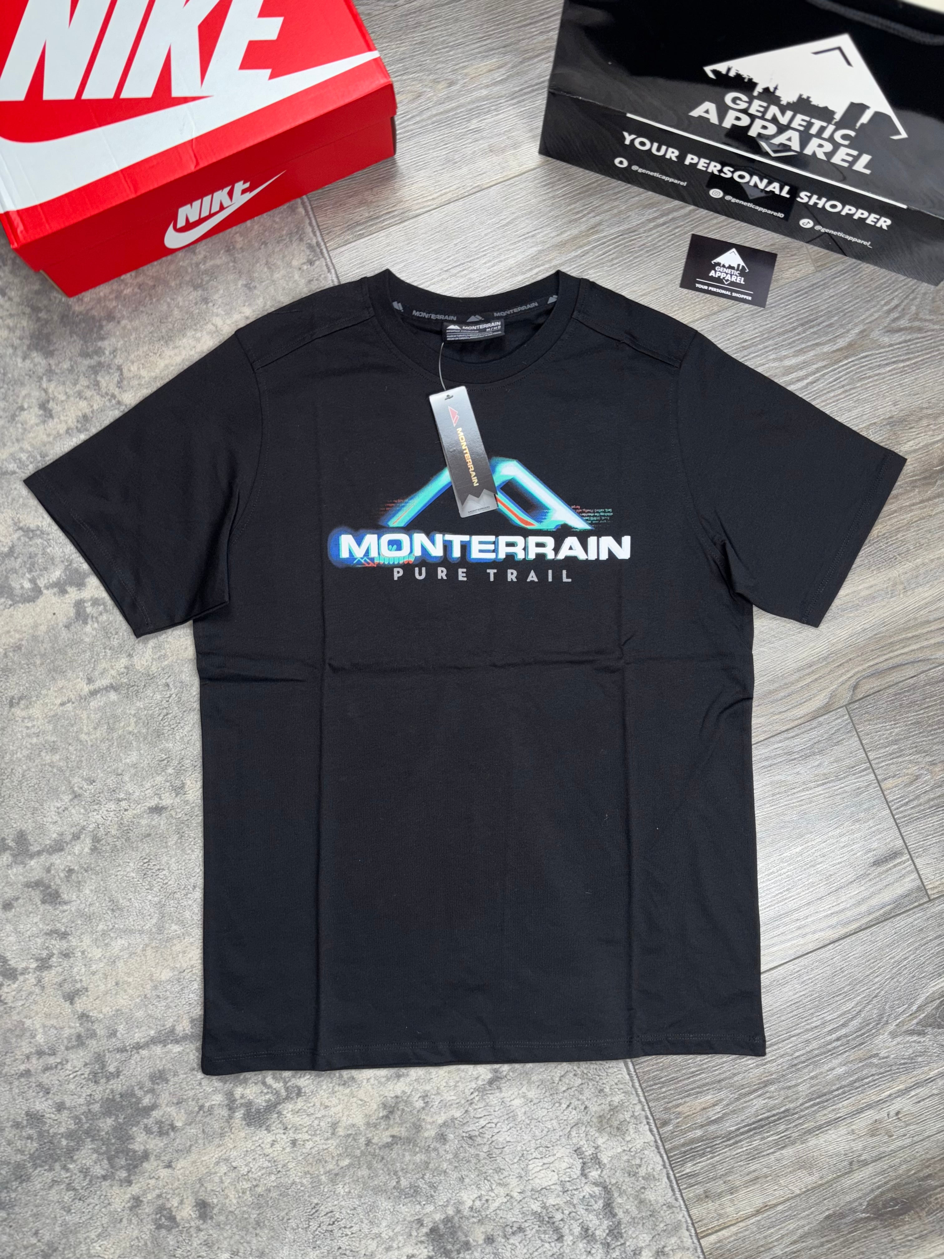 Monterrain Galaxy T-Shirt / Short Set - ‘Navy/Black’