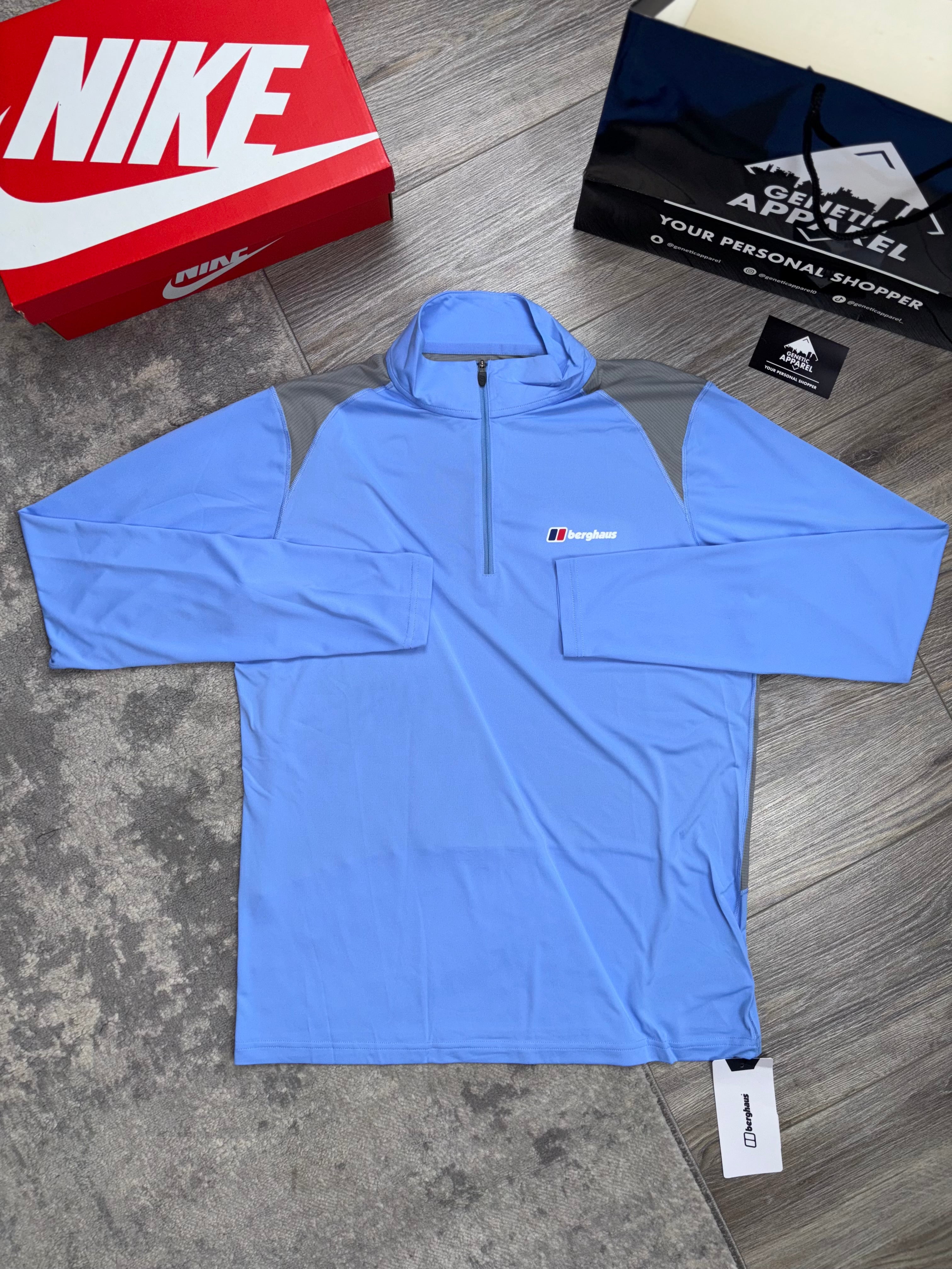 Berghaus Triset 1/4 Zip Set - ‘Baby Blue’