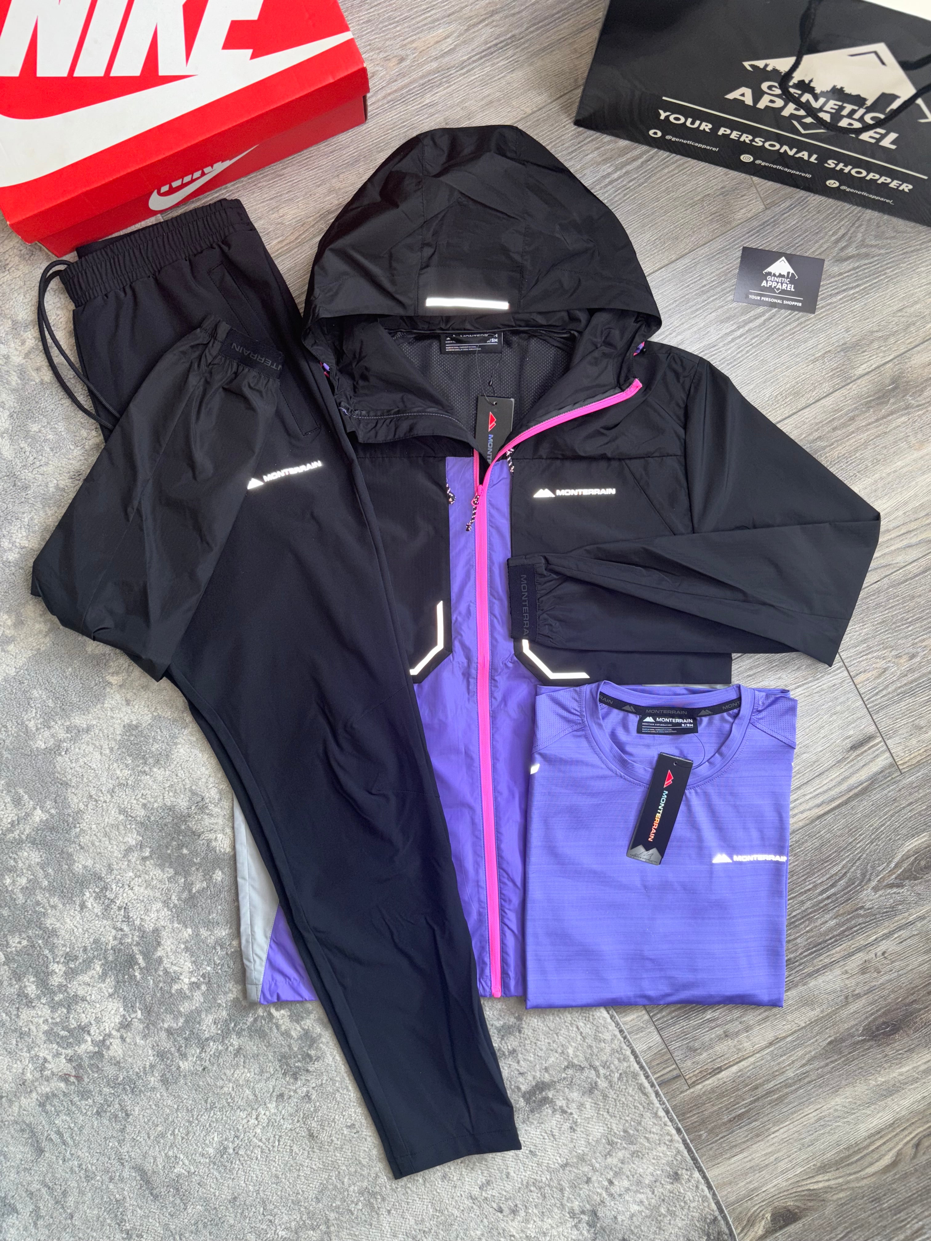 Monterrain Triset Tracksuit - ‘Lilac/Black’
