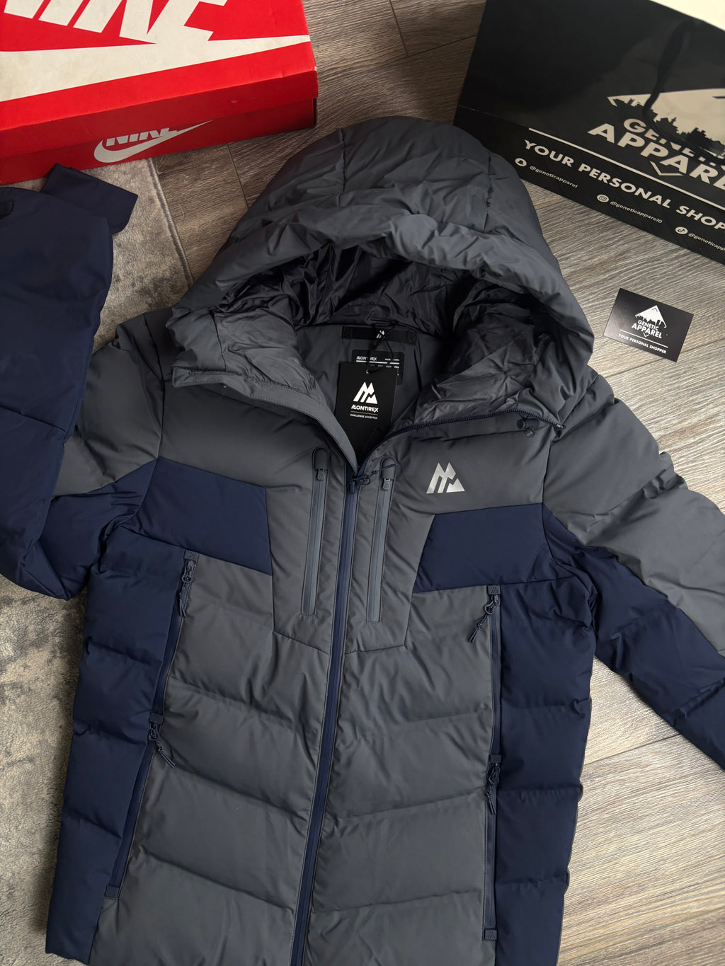 Montirex Arctic Jacket - ‘Grey/Navy’