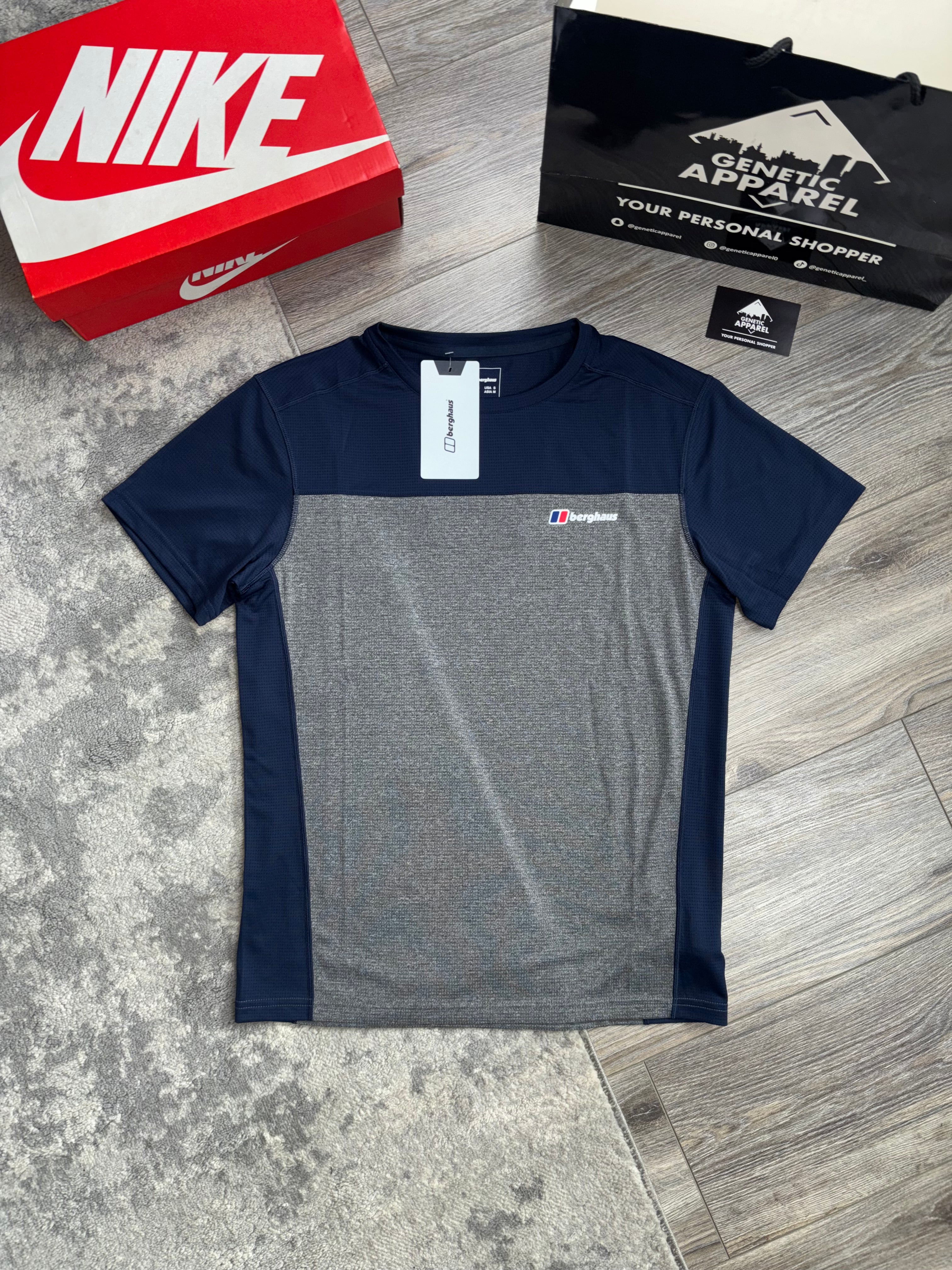 Berghaus 1/4 Zip Triset Tracksuit - ‘Navy/Grey’