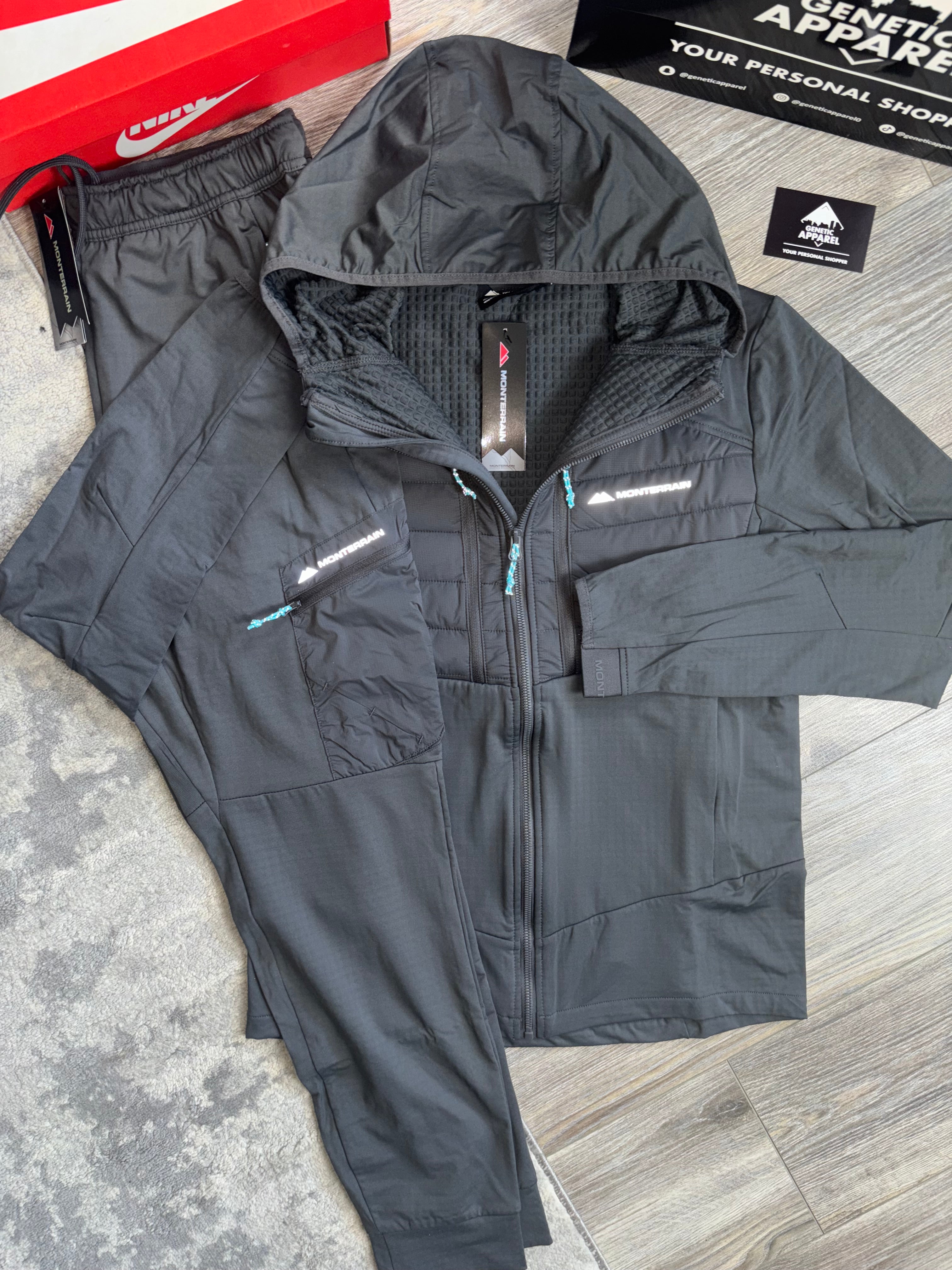 Monterrain Dinar Tracksuit - ‘Grey/Blue’