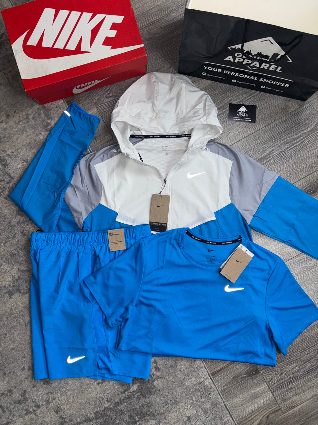 Nike Windrunner Triset - ‘Royal Blue / White’