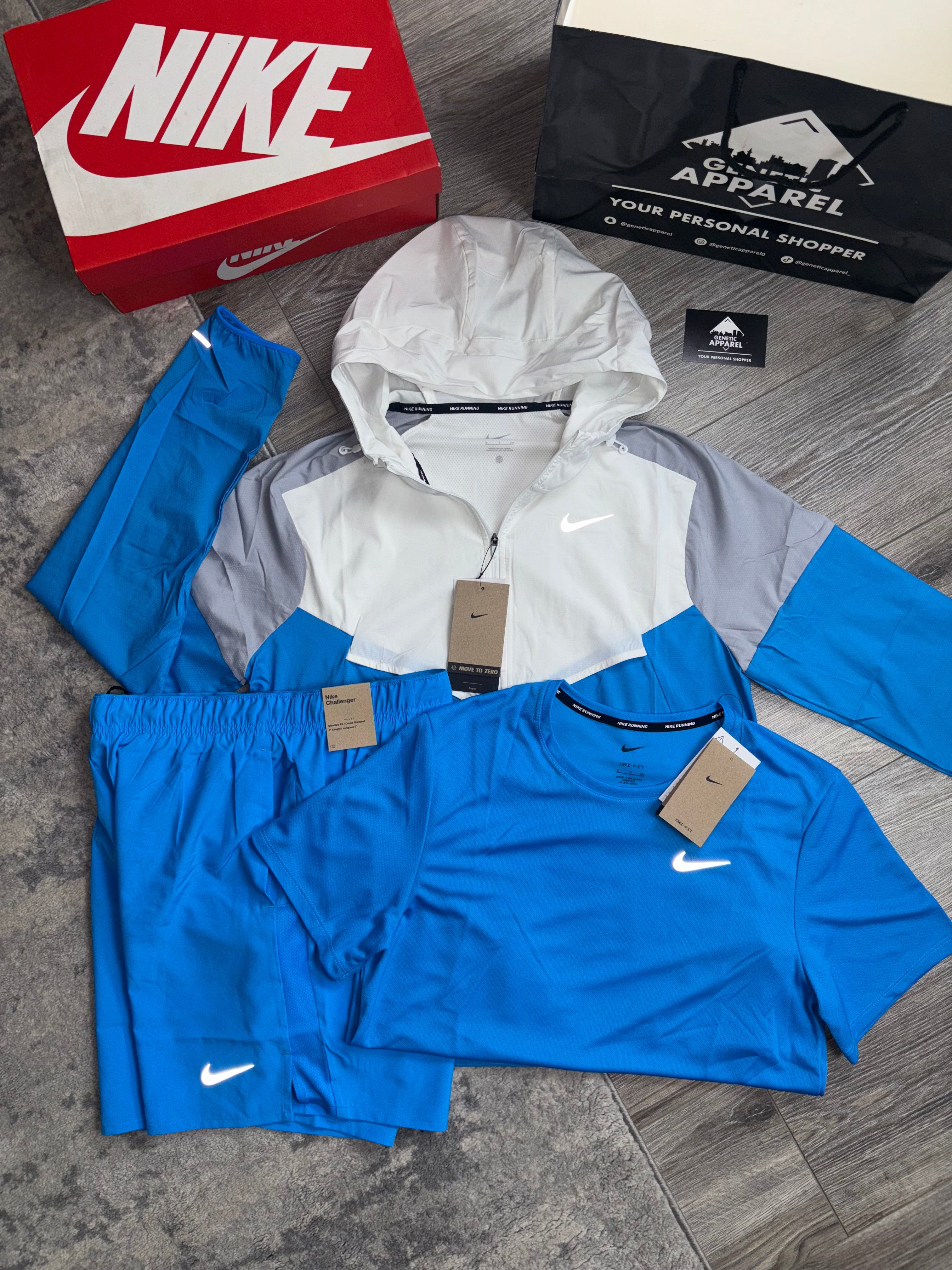 Nike Windrunner Triset - ‘Royal Blue / White’