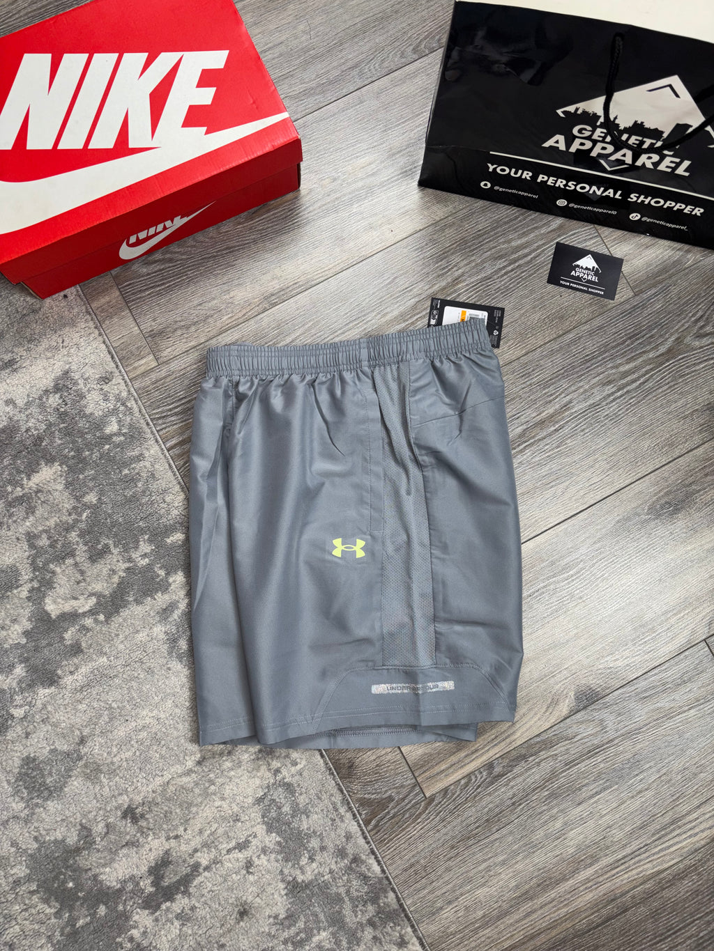 Under Armour 1/4 Zip Triset - ‘Neon/Grey’