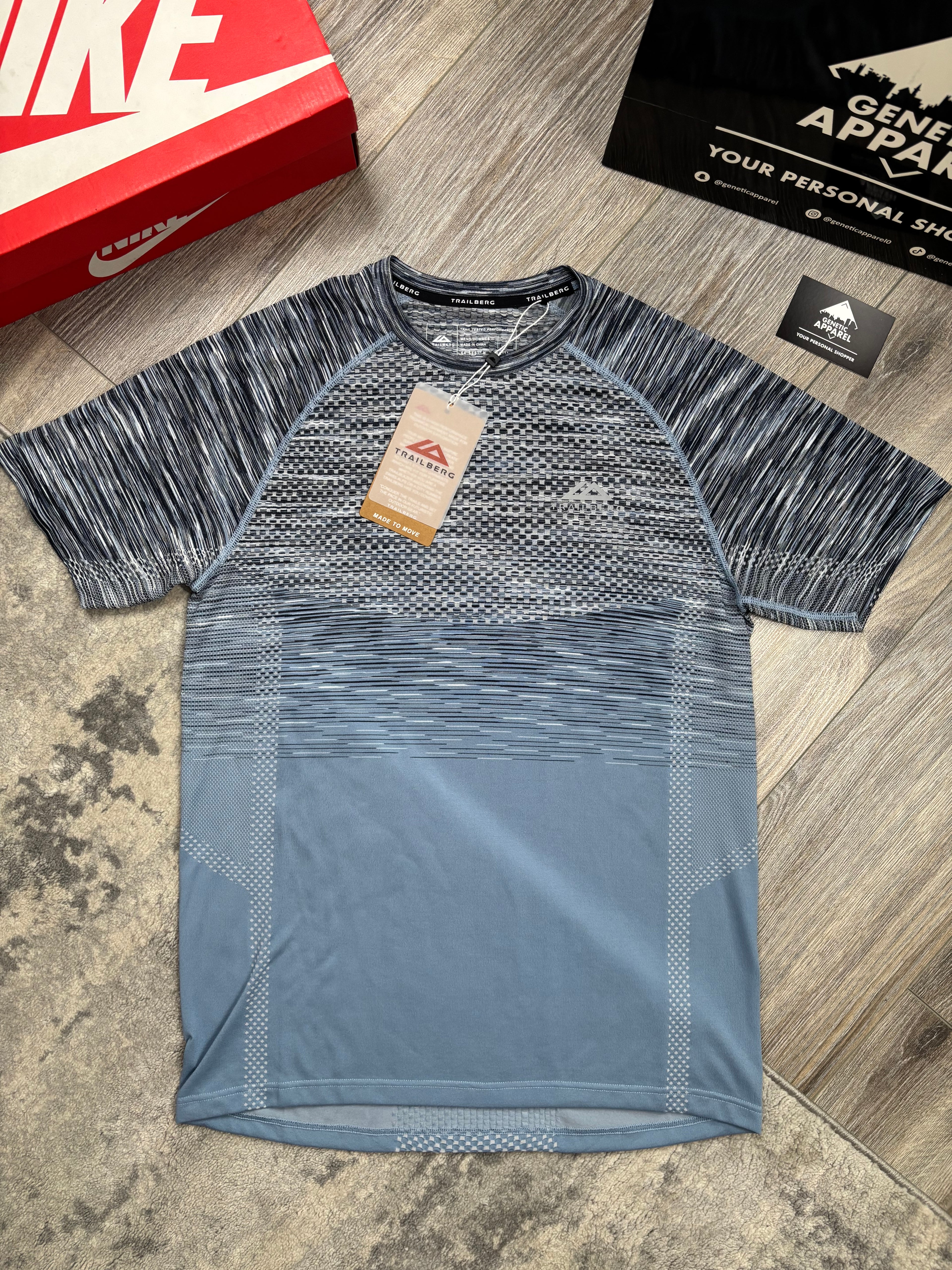 Trailberg Cloud T-Shirt / Short Set - ‘Baby Blue’