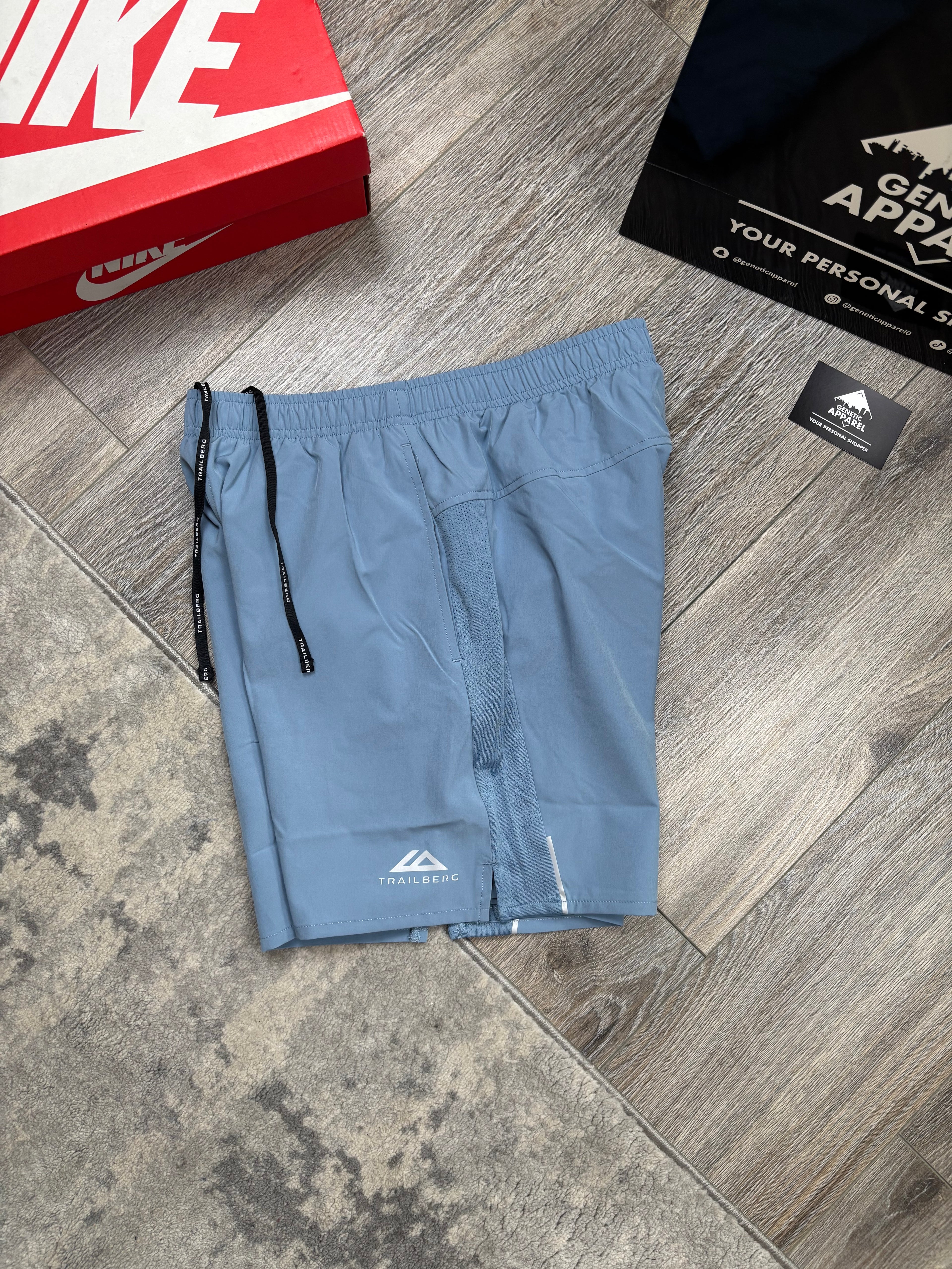 Trailberg Cloud T-Shirt / Short Set - ‘Baby Blue’