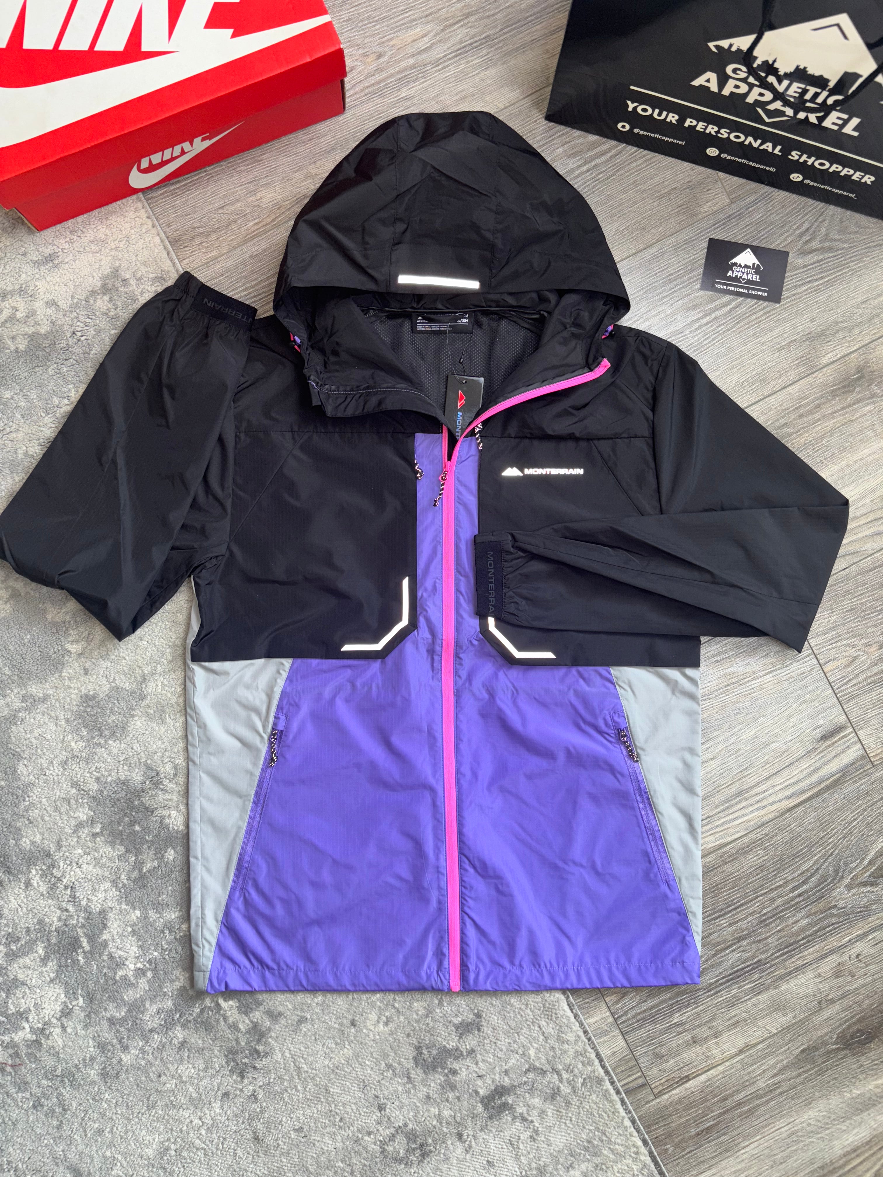 Monterrain Triset Tracksuit - ‘Lilac/Black’
