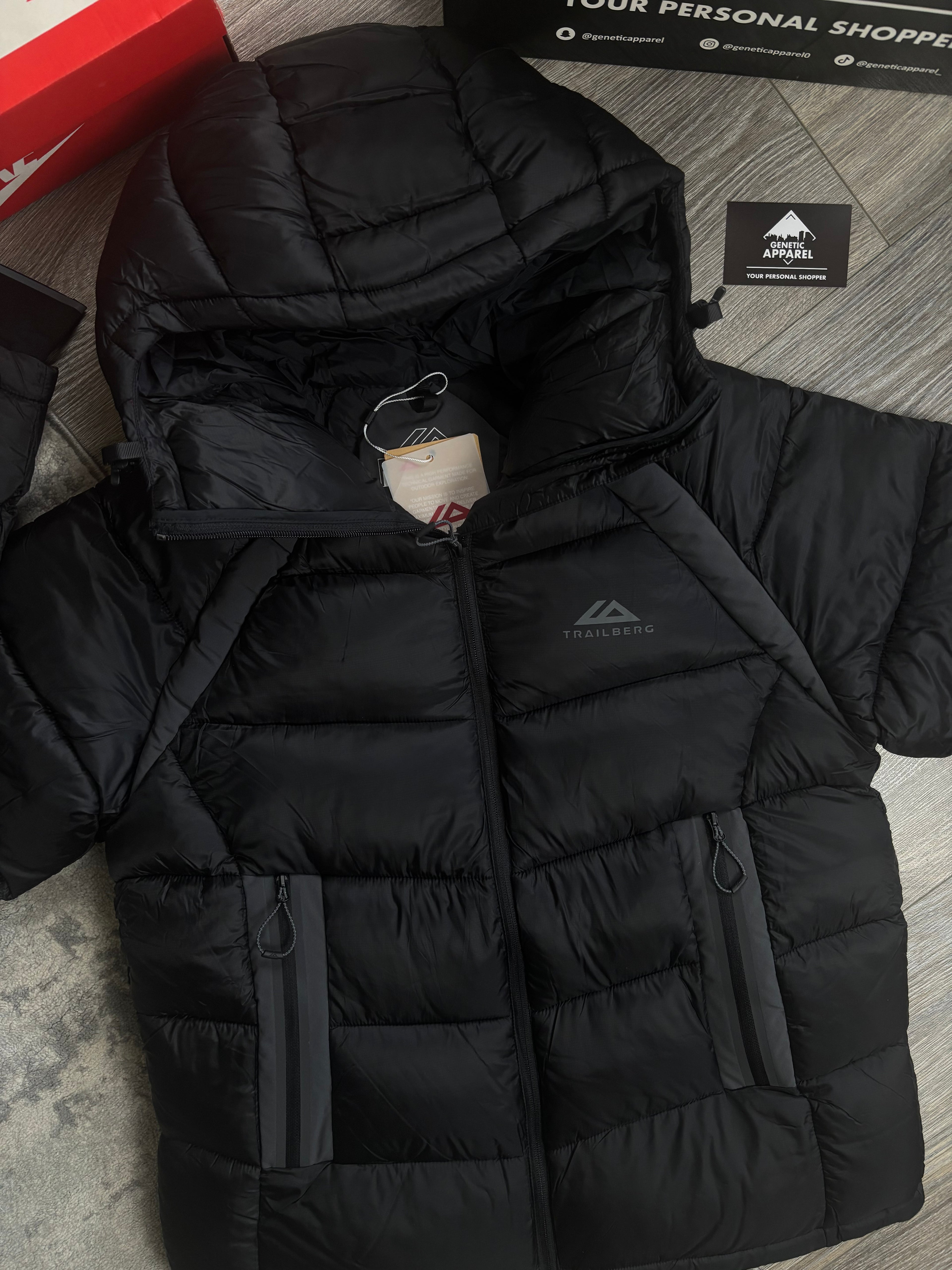 Trailberg Insulated Puffer Jacket - ‘Black’