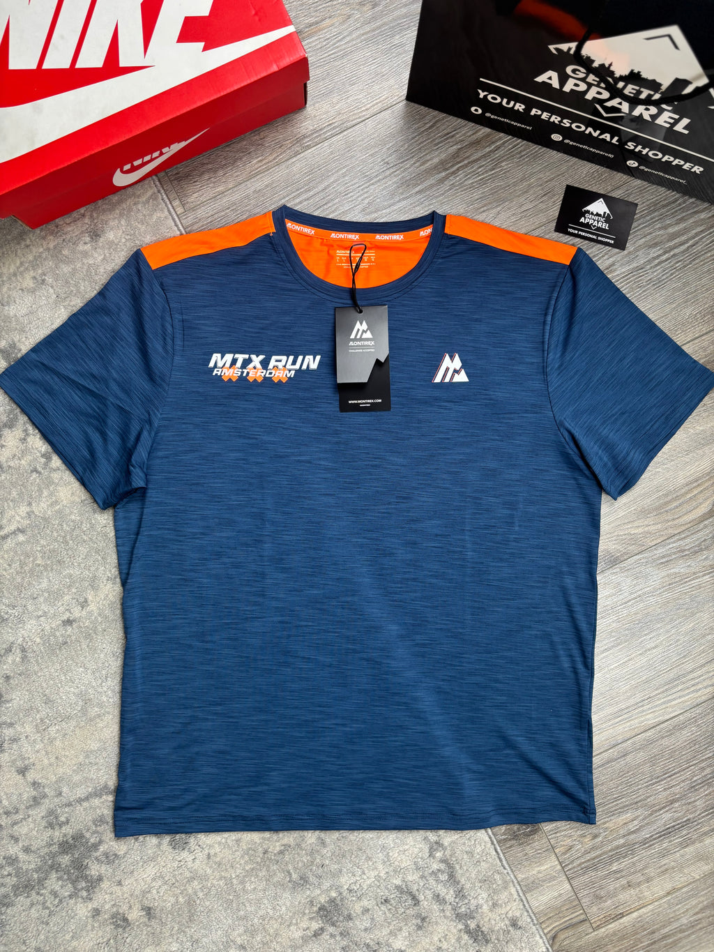 Montirex Amsterdam Triset - ‘Navy/Orange’