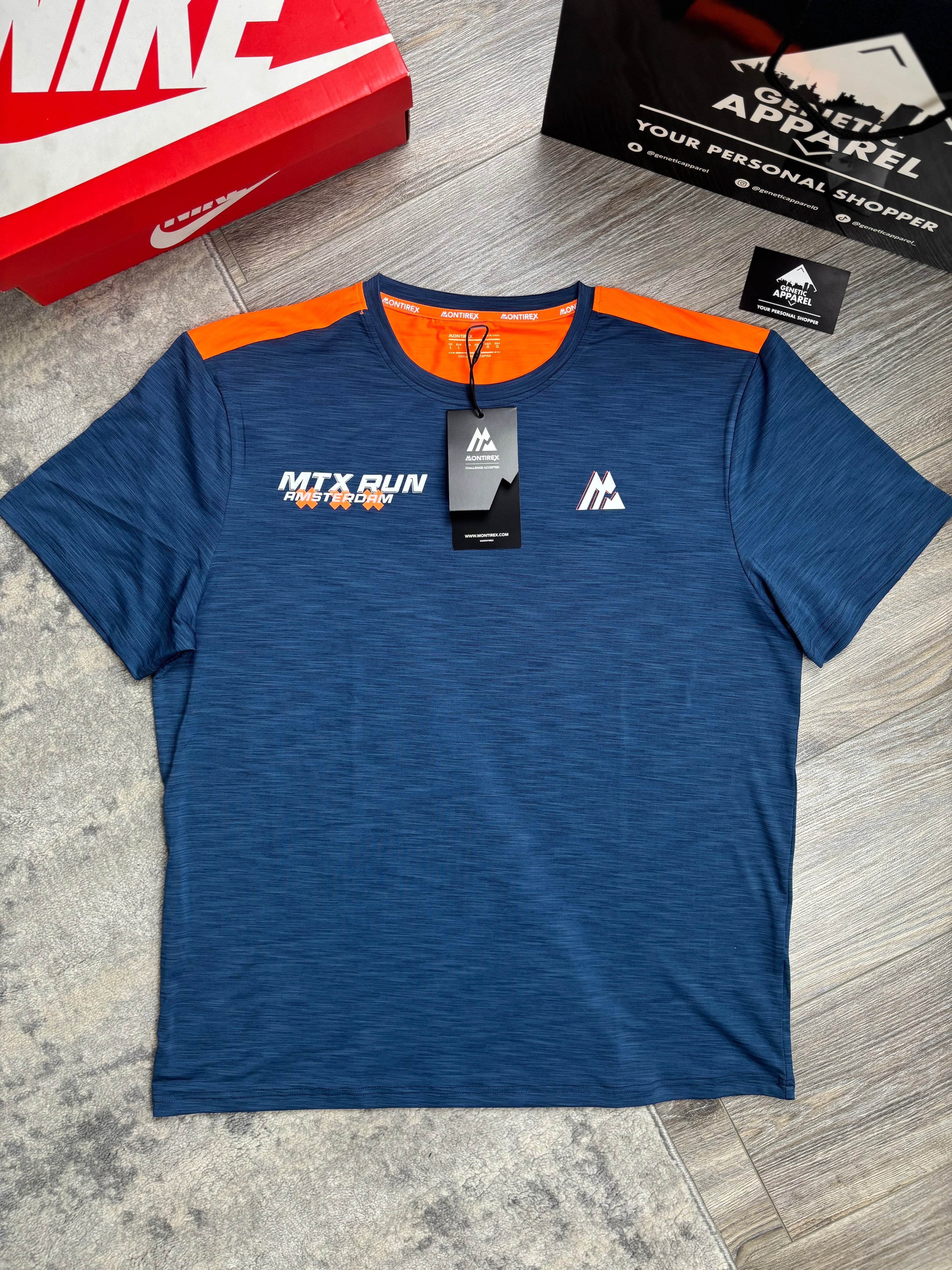 Montirex Amsterdam Triset - ‘Navy/Orange’