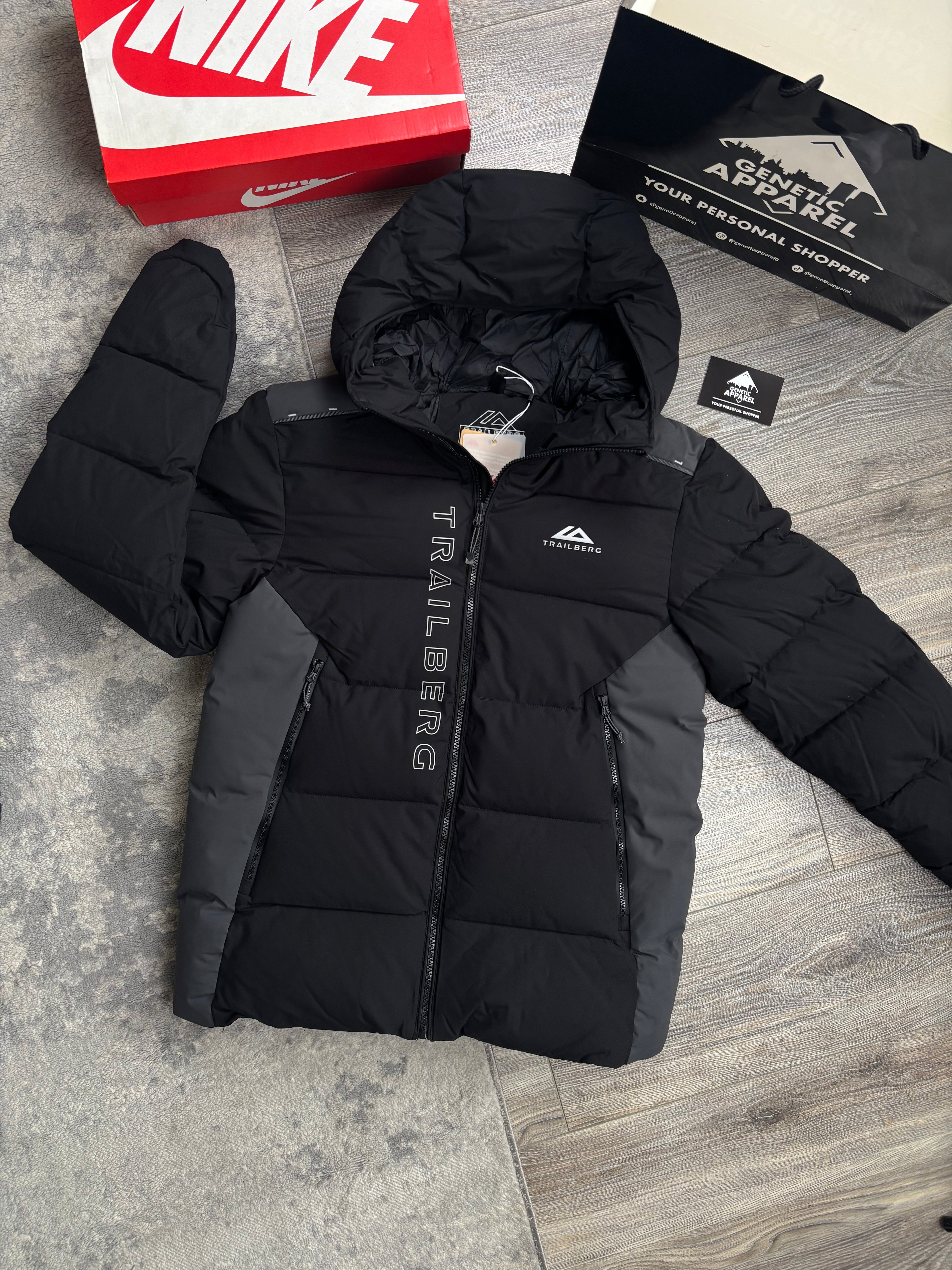 Trailberg Triathlon Jacket - ‘Black/Grey’