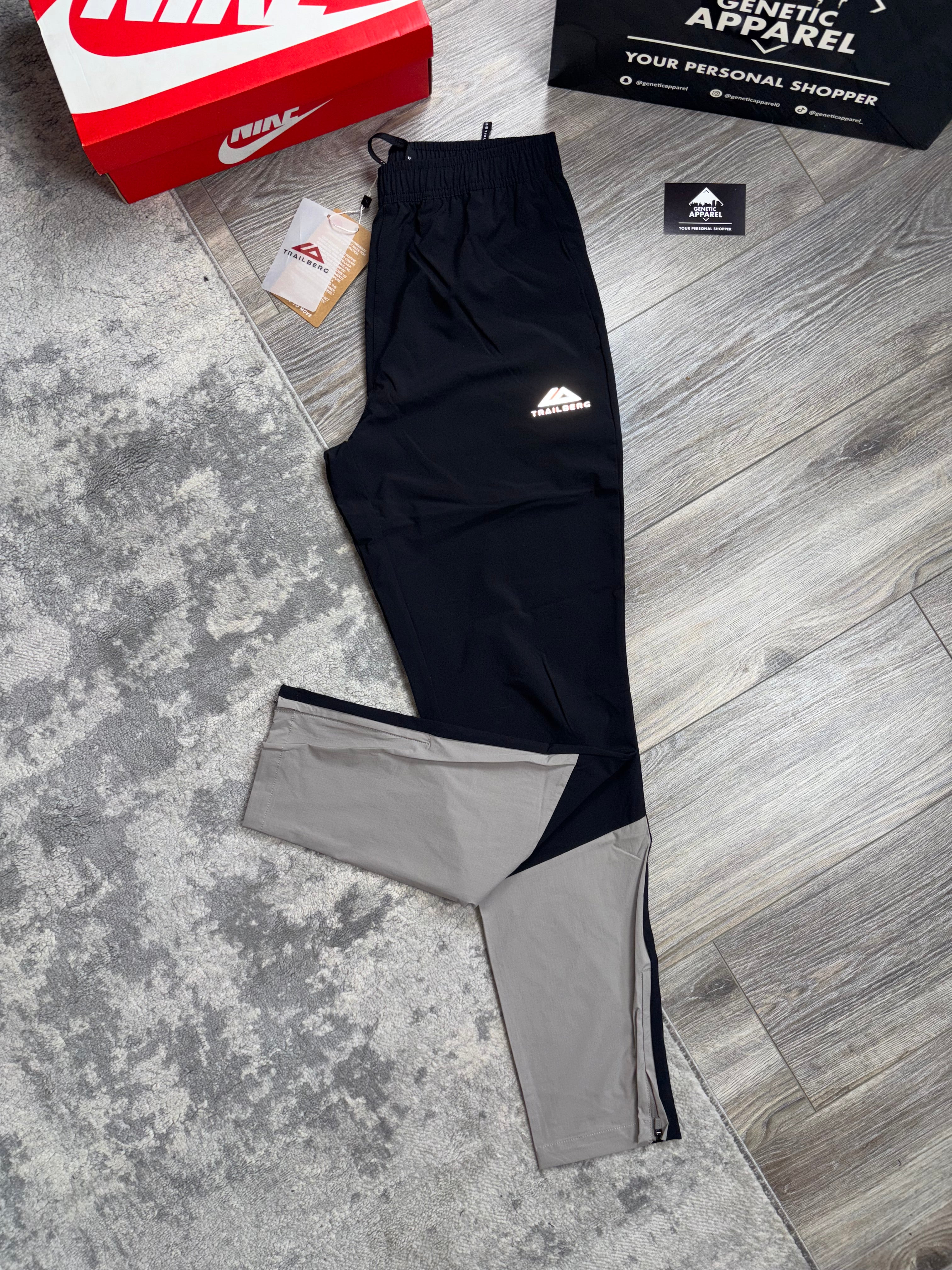 Trailberg Tech Tracksuit - ‘Cream/Black’