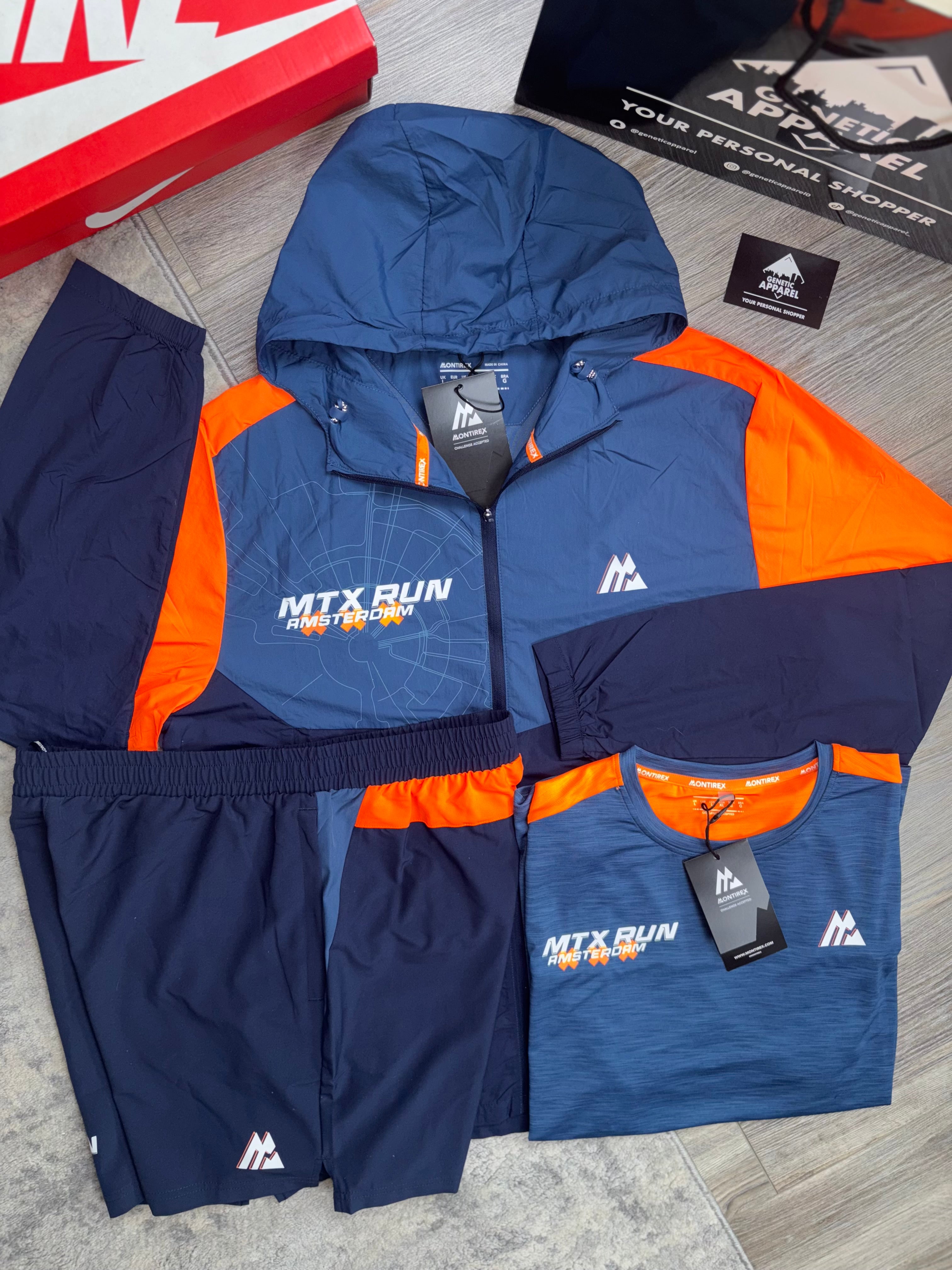 Montirex Amsterdam Triset - ‘Navy/Orange’