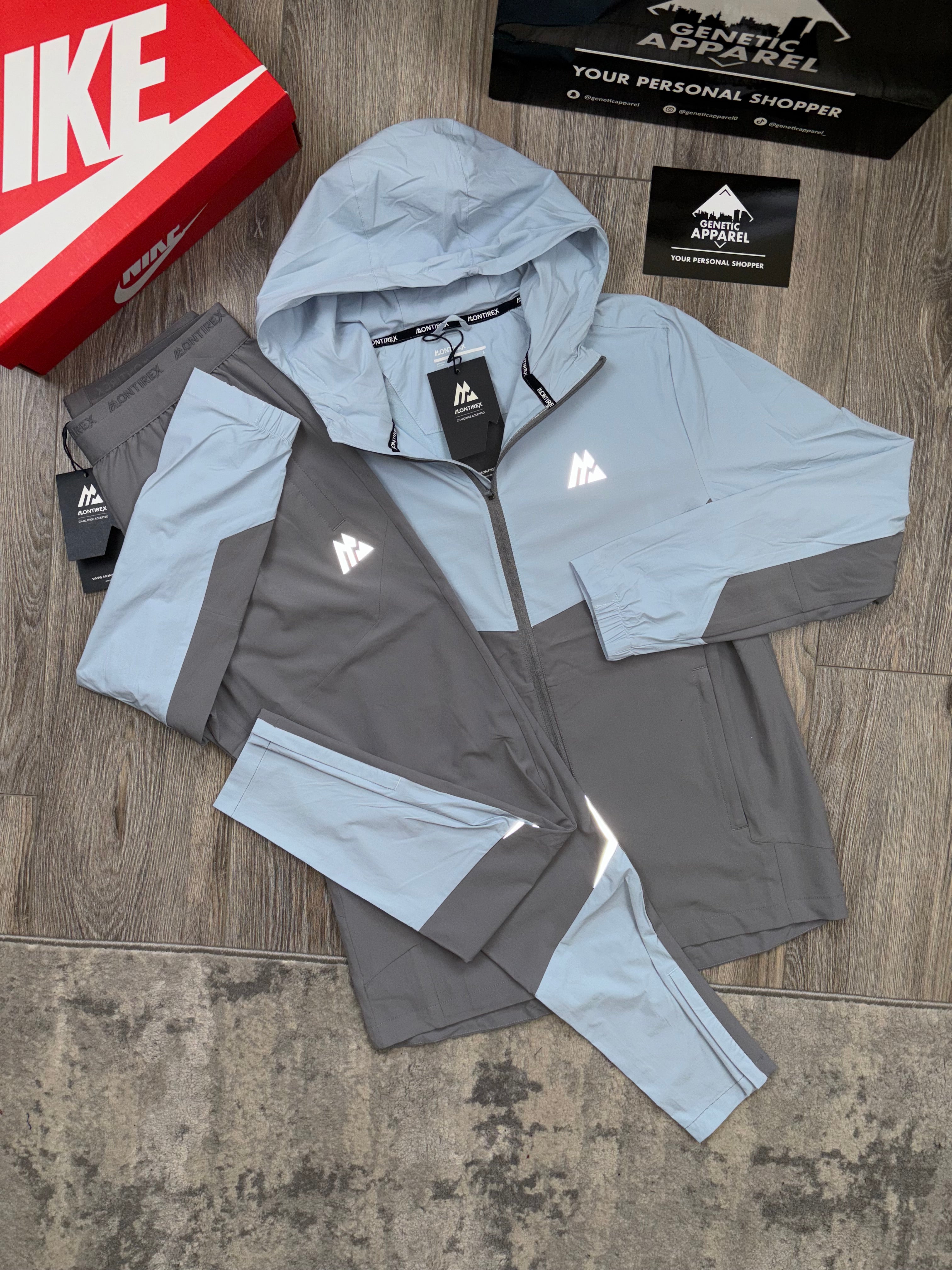Montirex Surge Tracksuit ‘Baby Blue/Grey’