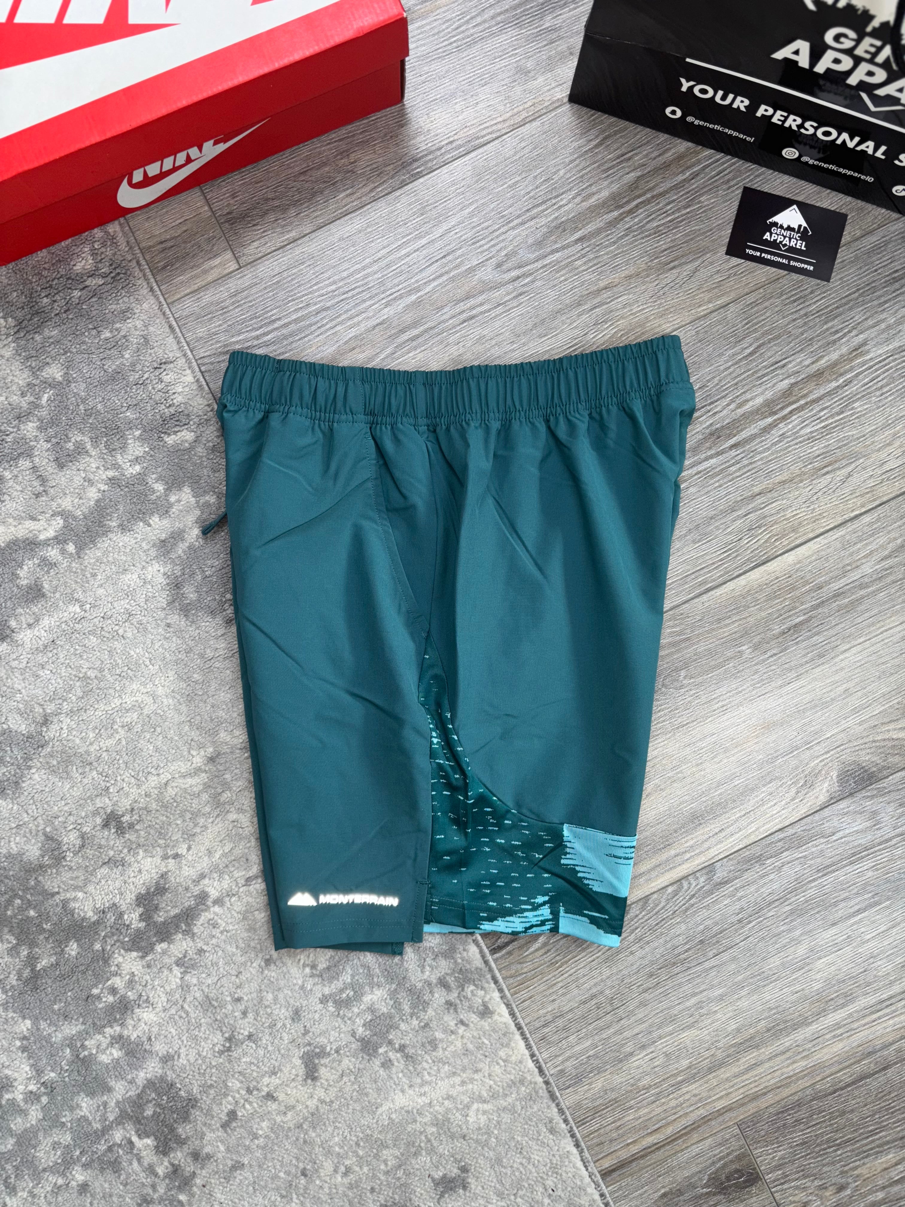 Monterrain Utility T-Shirt / Short Set - ‘Turquoise’