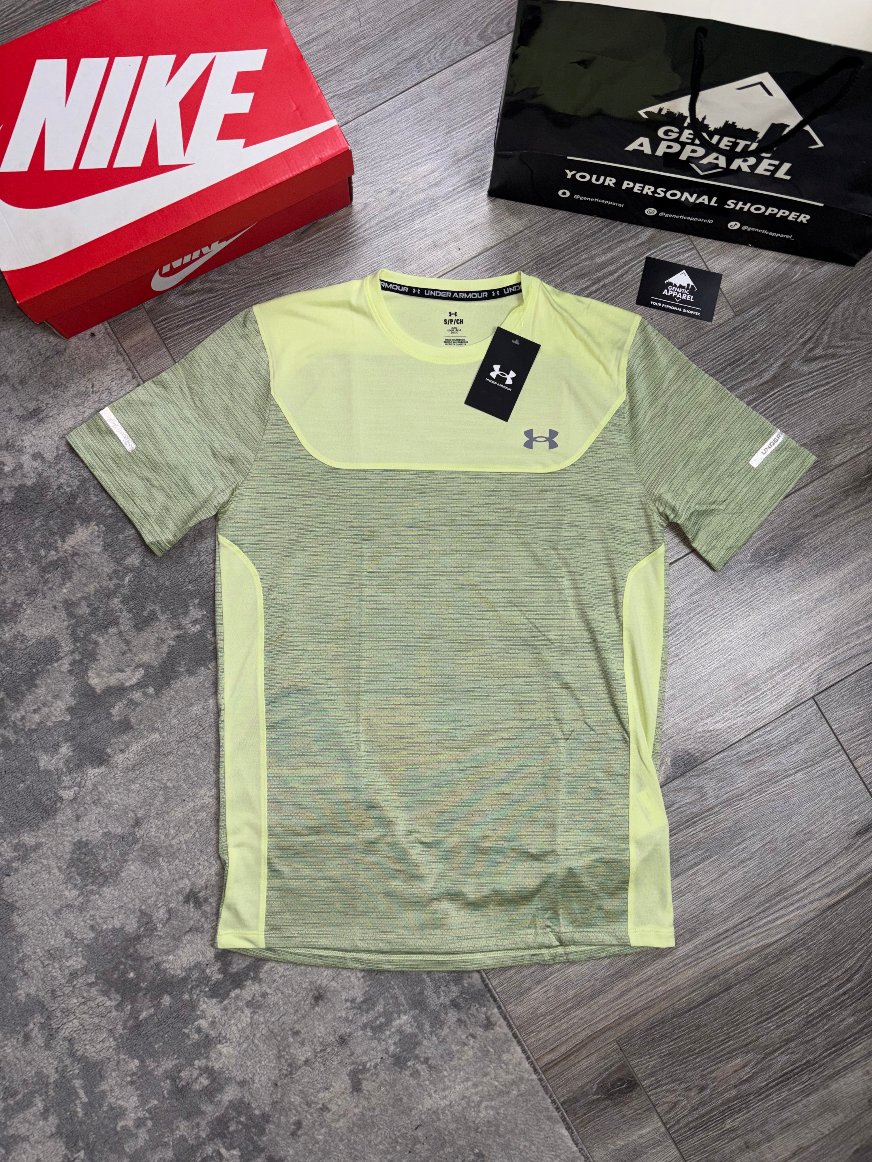 Under Armour 1/4 Zip Triset - ‘Neon/Grey’