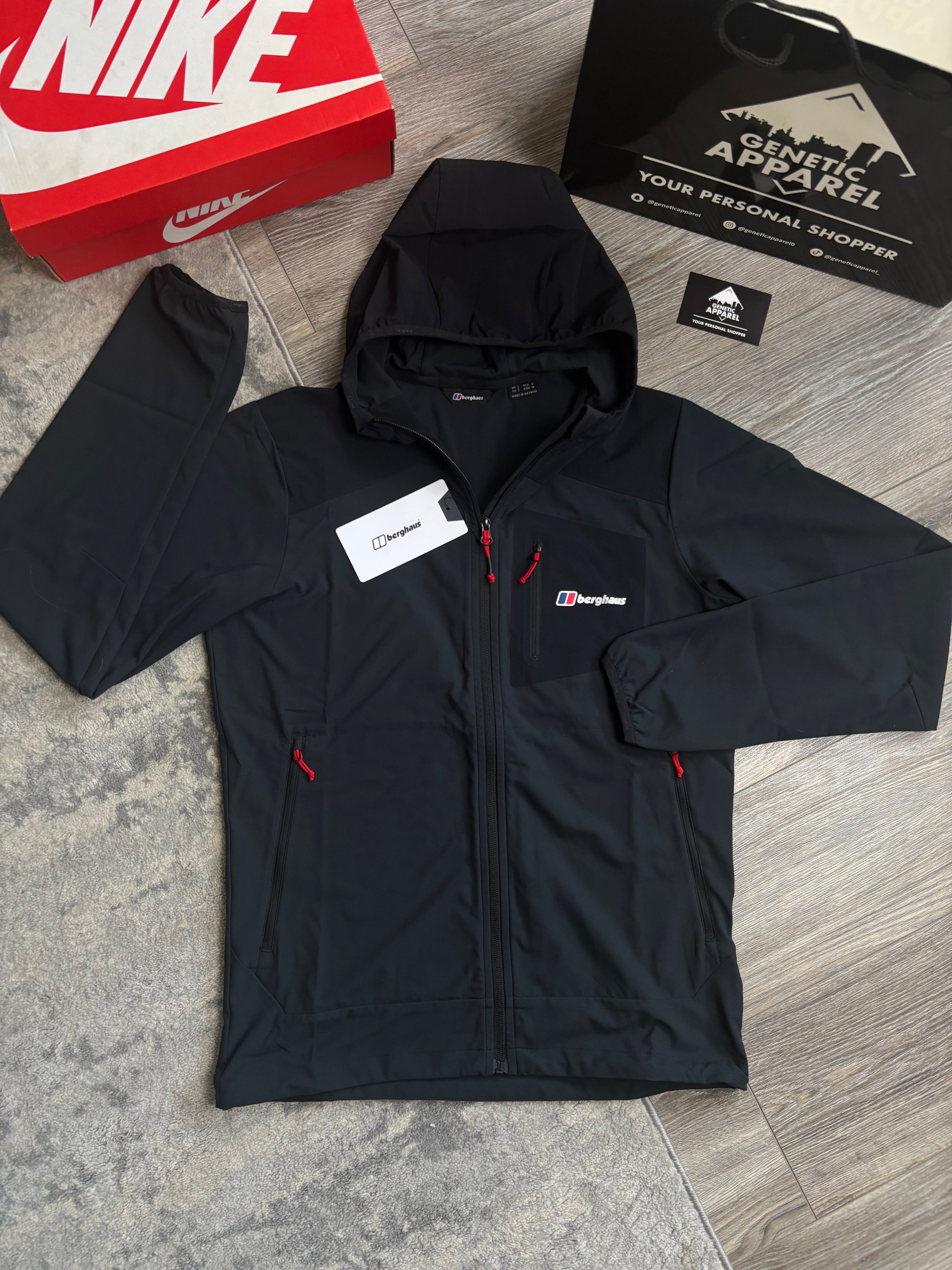Berghaus Tech Tracksuit - ‘Black/Red’