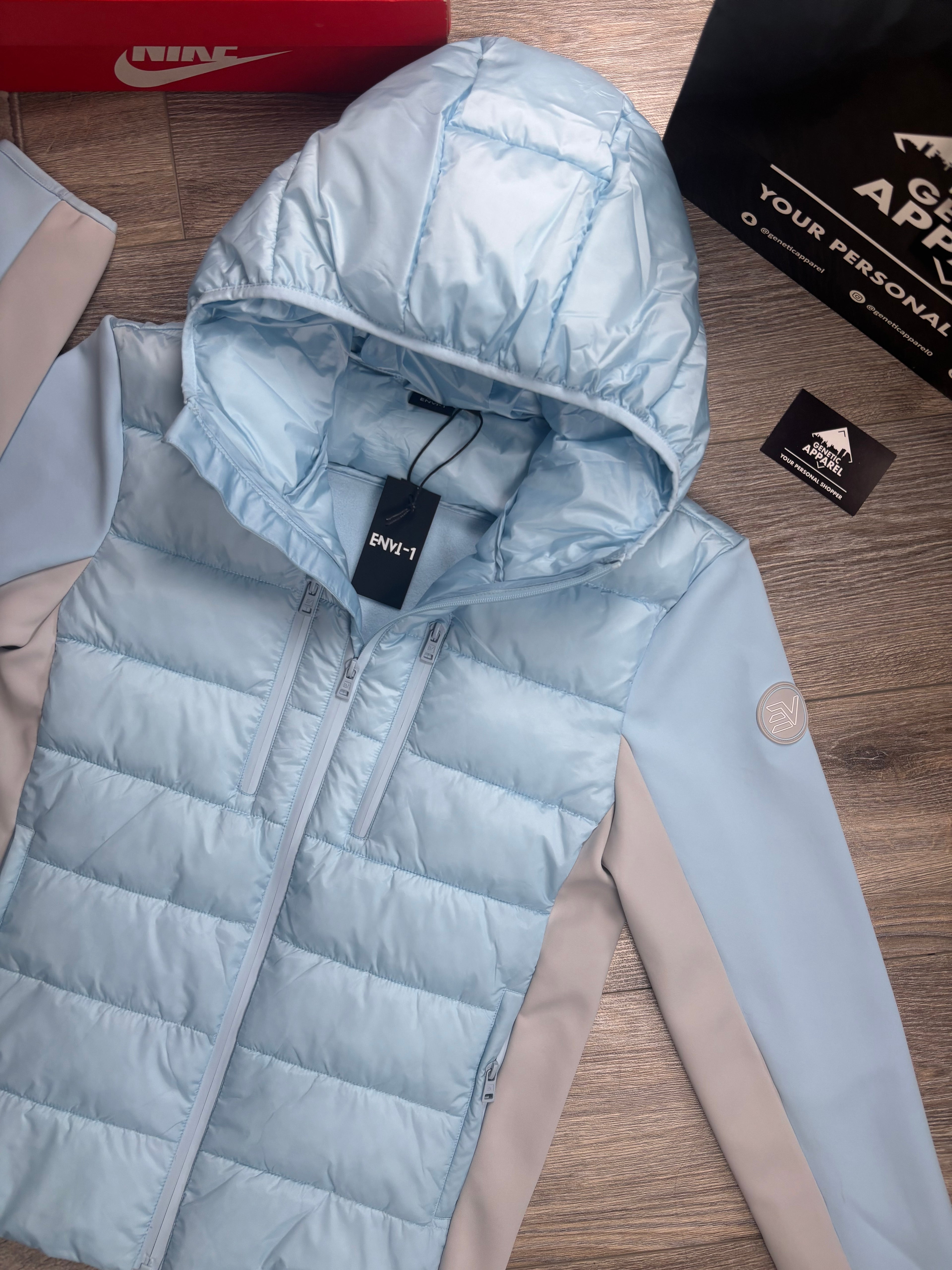 Envi1 Aero Hybrid Jacket - ‘Baby Blue/Grey’
