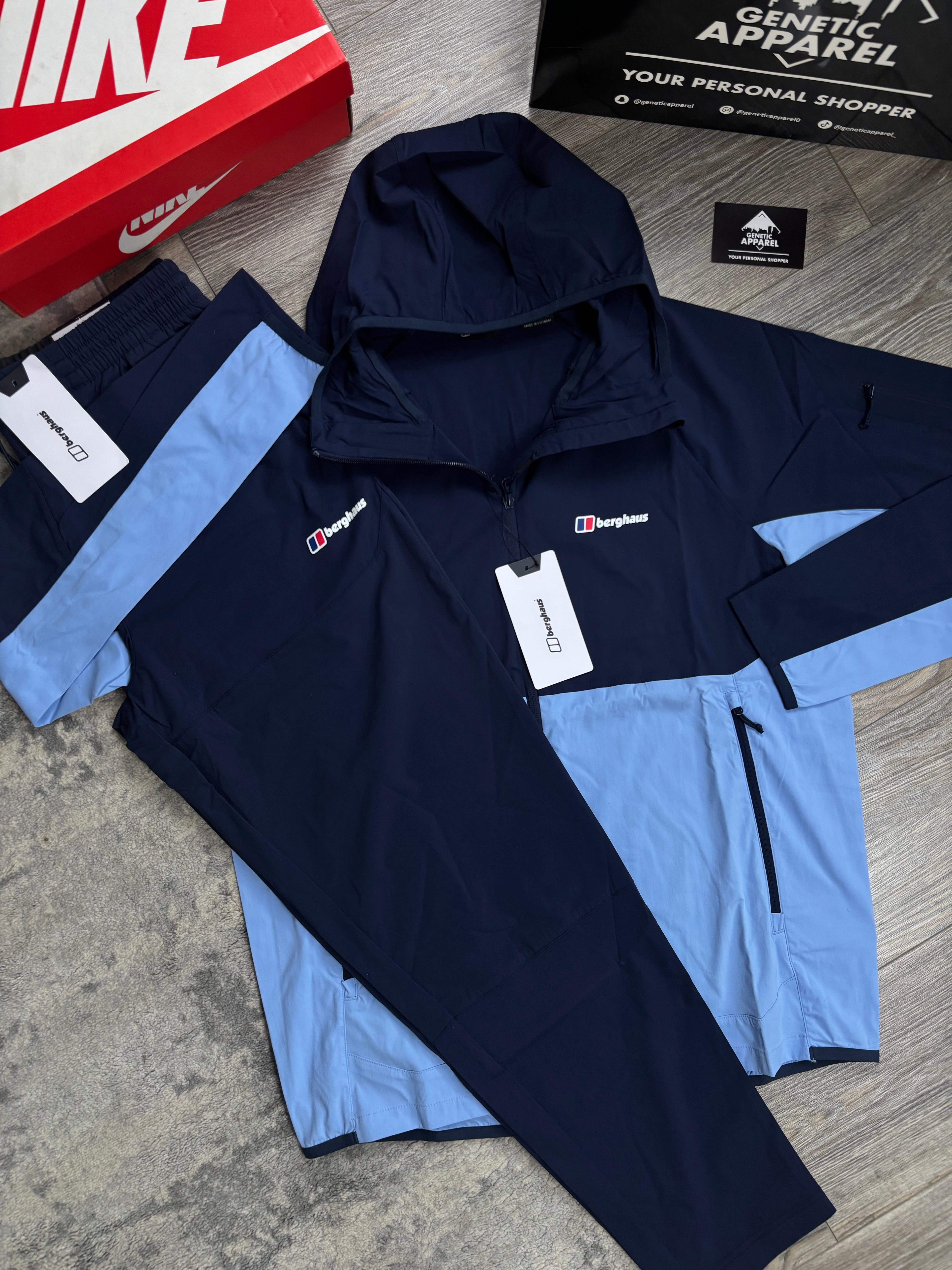 Berghaus Theran Tracksuit - ‘Baby Blue/Navy’