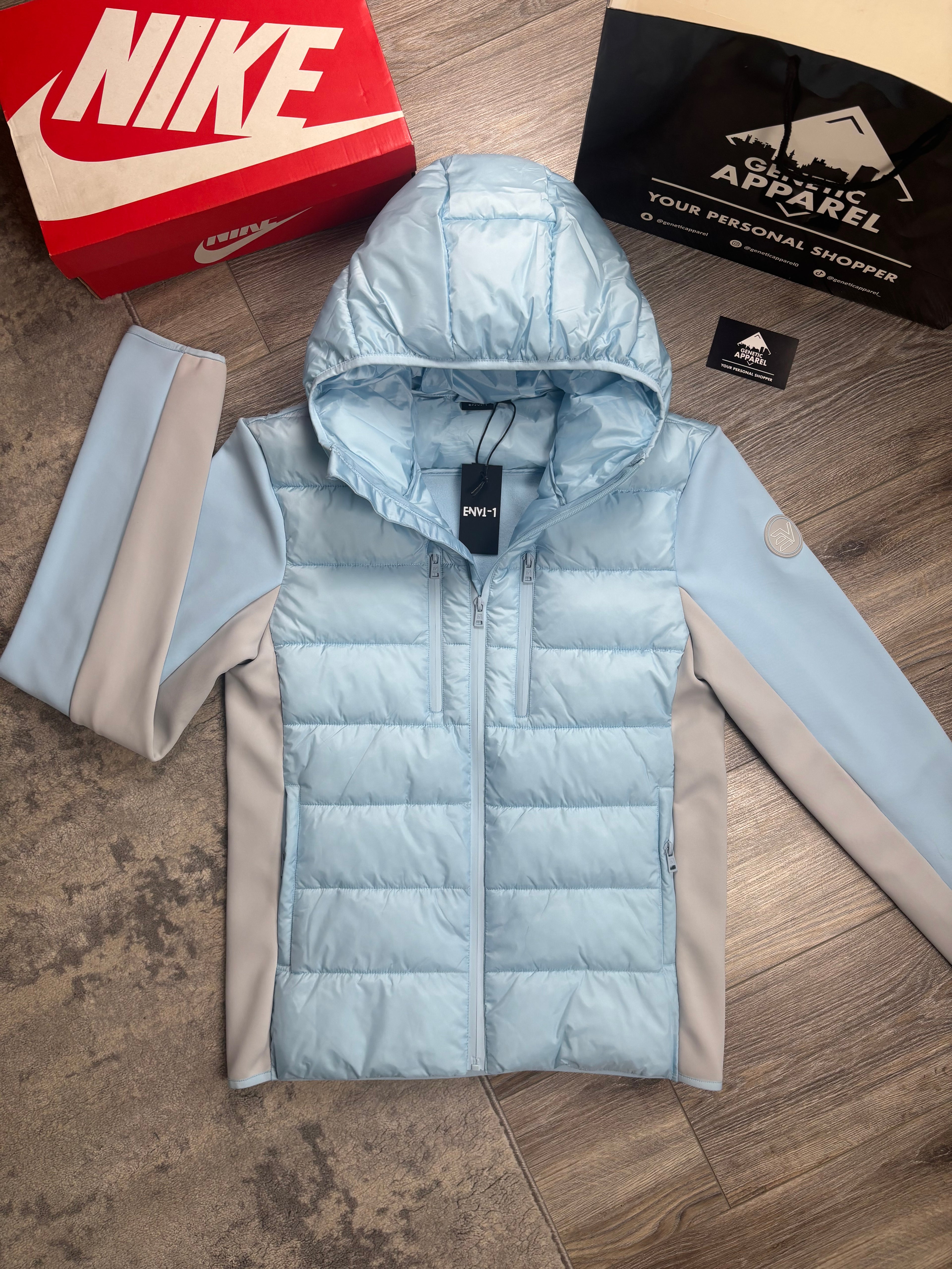 Envi1 Aero Hybrid Jacket - ‘Baby Blue/Grey’