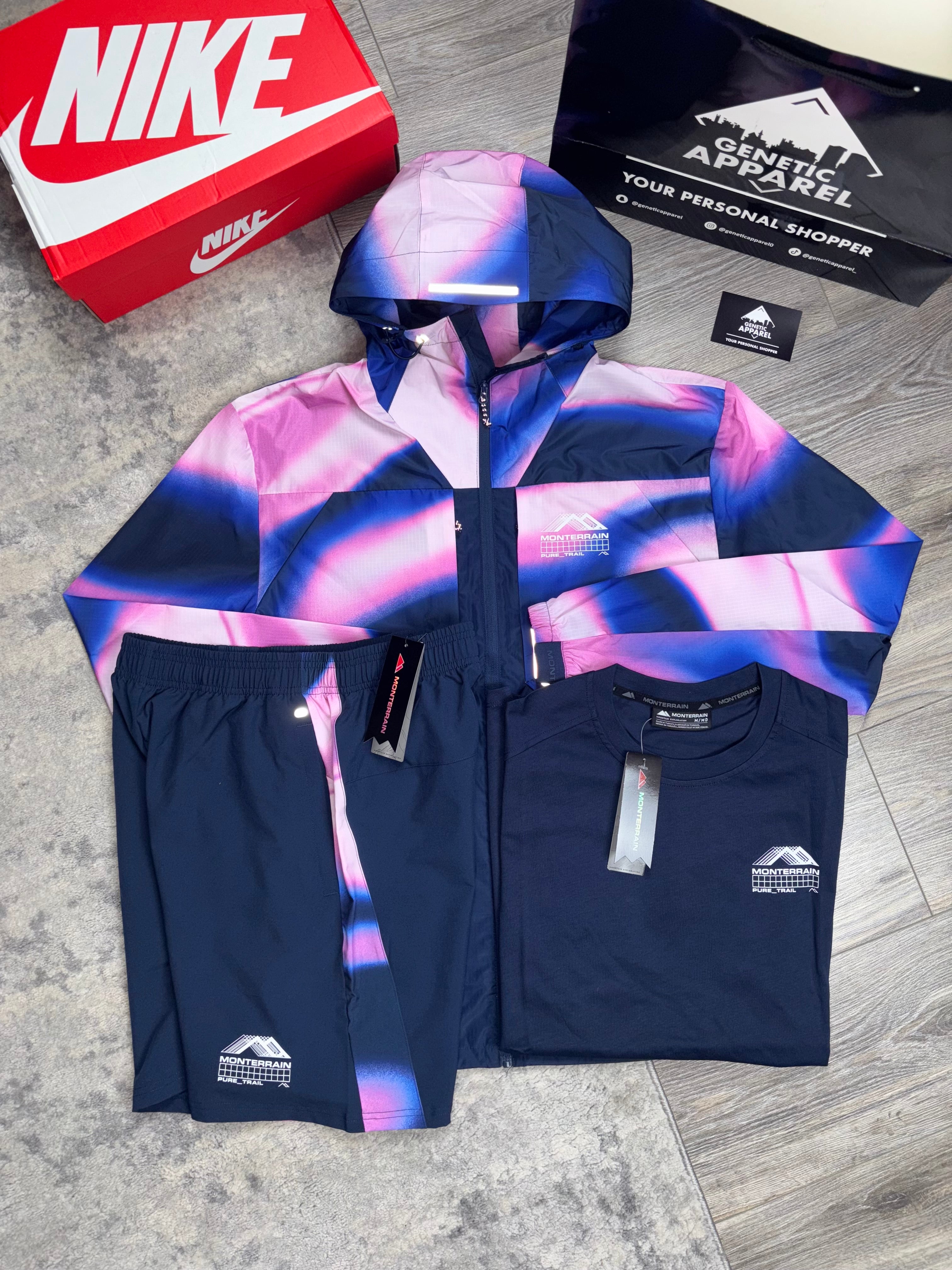Monterrain Galaxy Triset - ‘Navy/Pink’