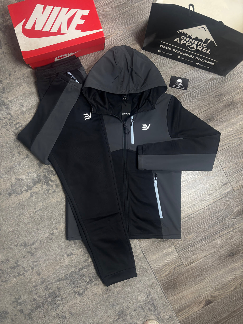 Envi Dual Tracksuit - ‘Black/Blue’