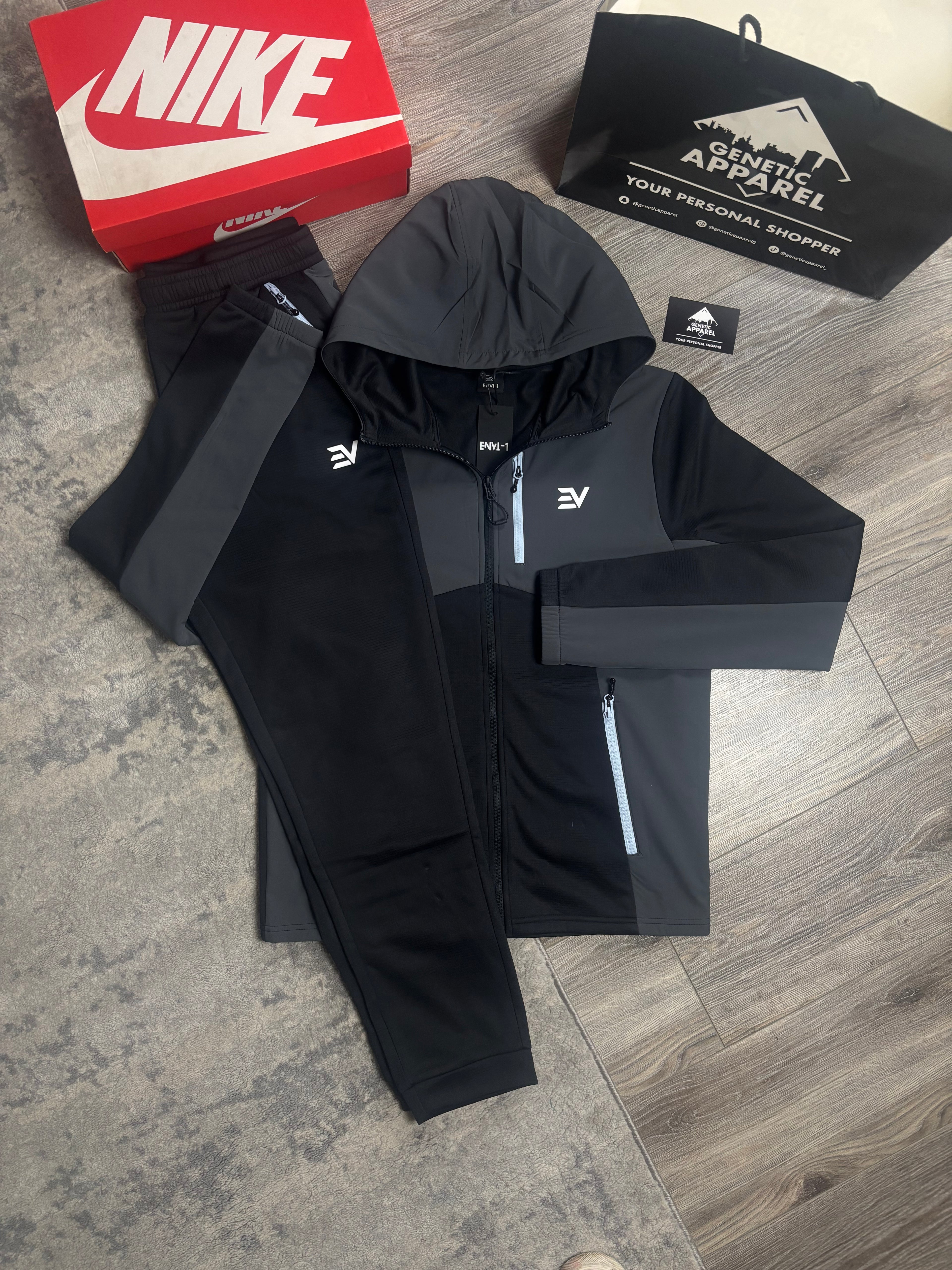 Envi Dual Tracksuit - ‘Black/Blue’