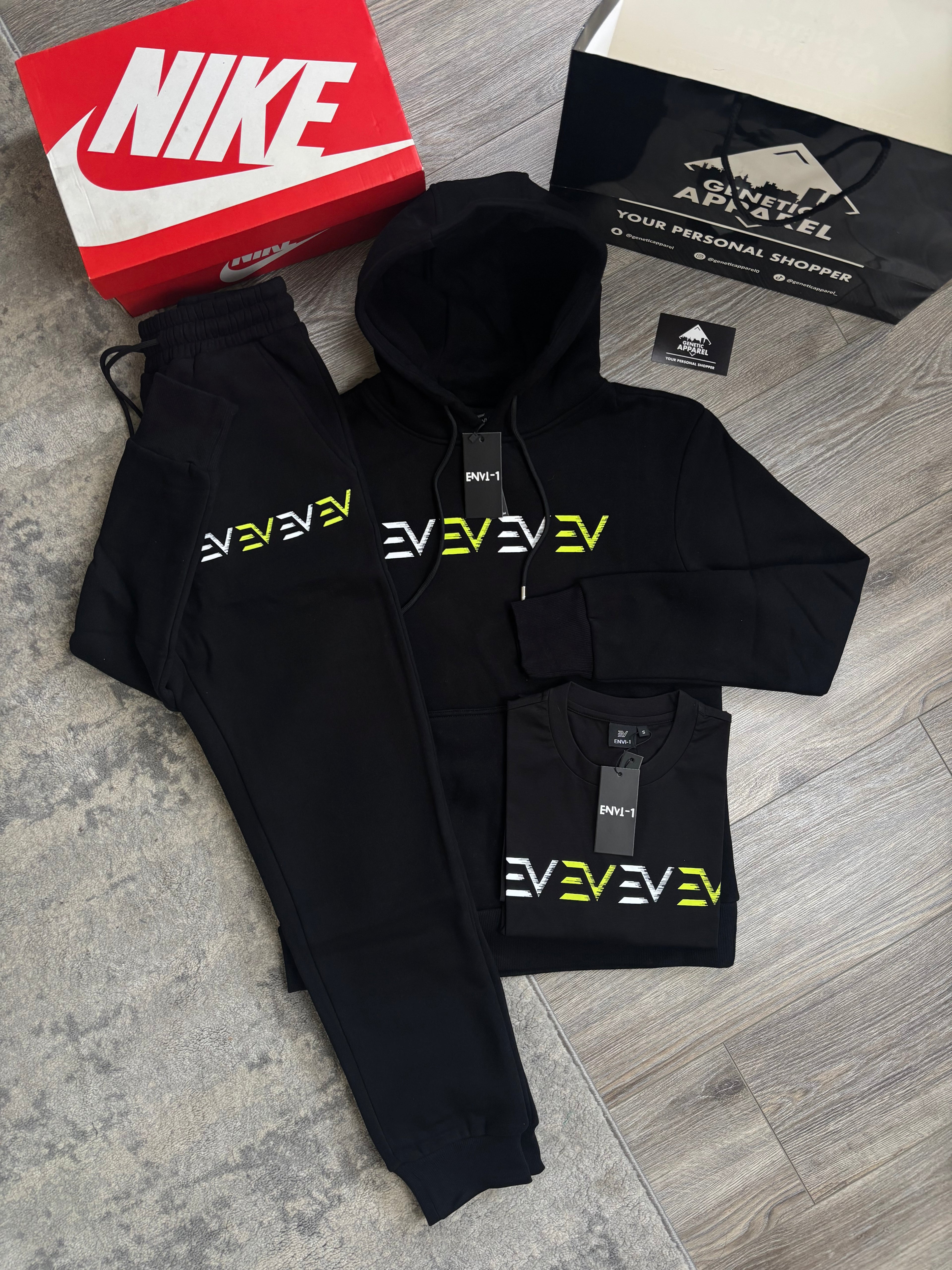 Envi Digital Triset Tracksuit -‘Black/Luminous’