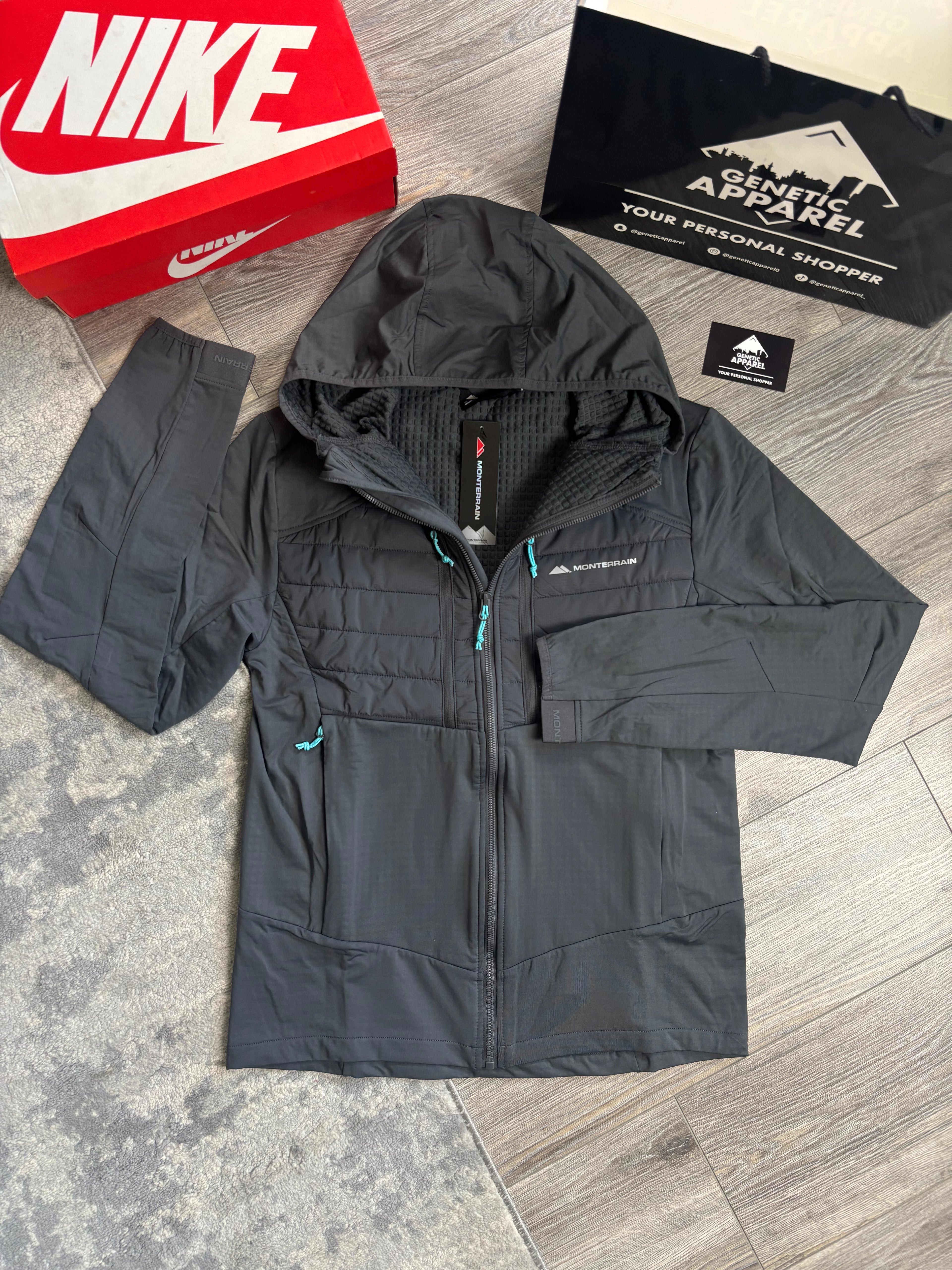 Monterrain Dinar Tracksuit - ‘Grey/Blue’