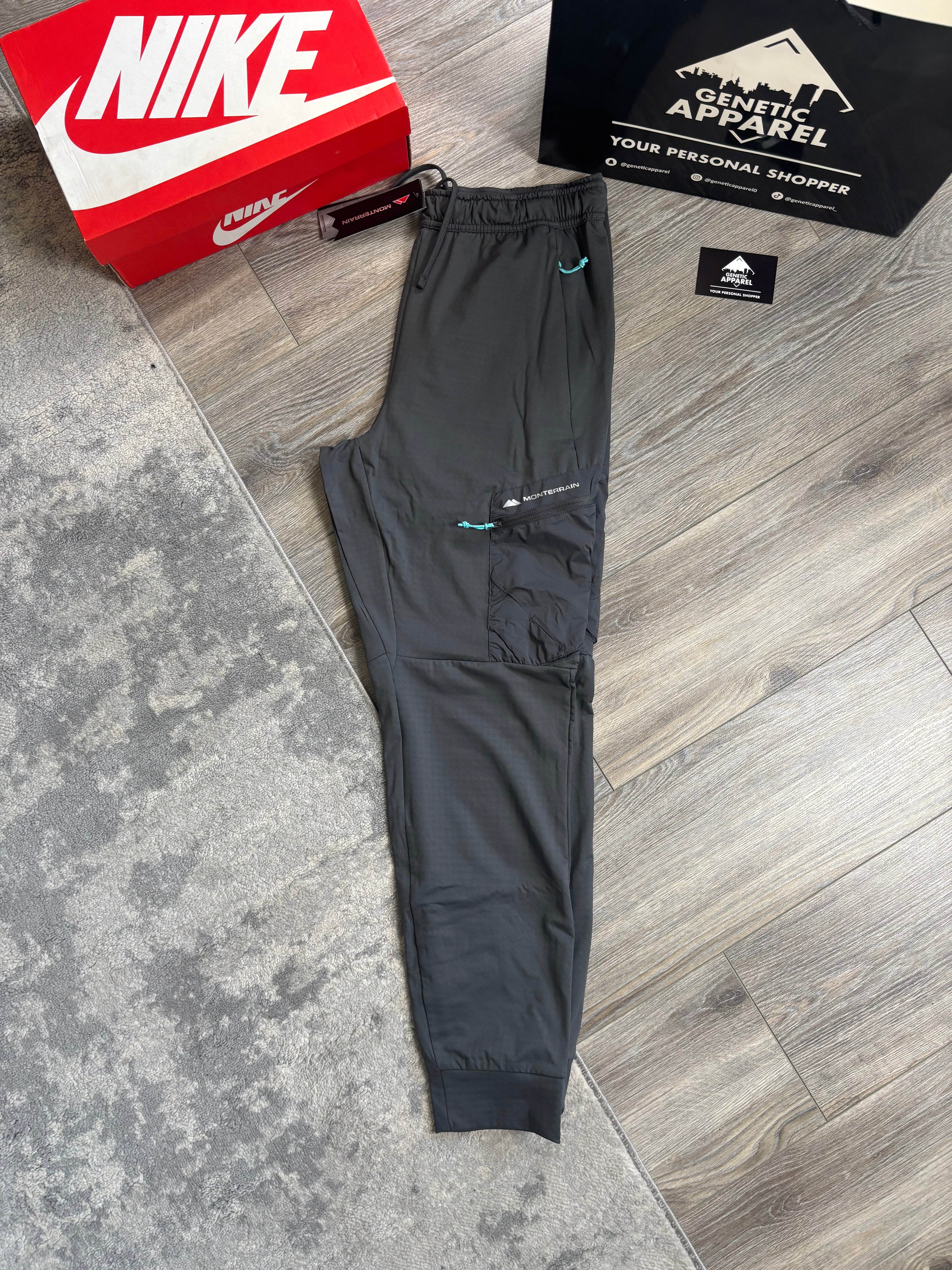 Monterrain Dinar Tracksuit - ‘Grey/Blue’