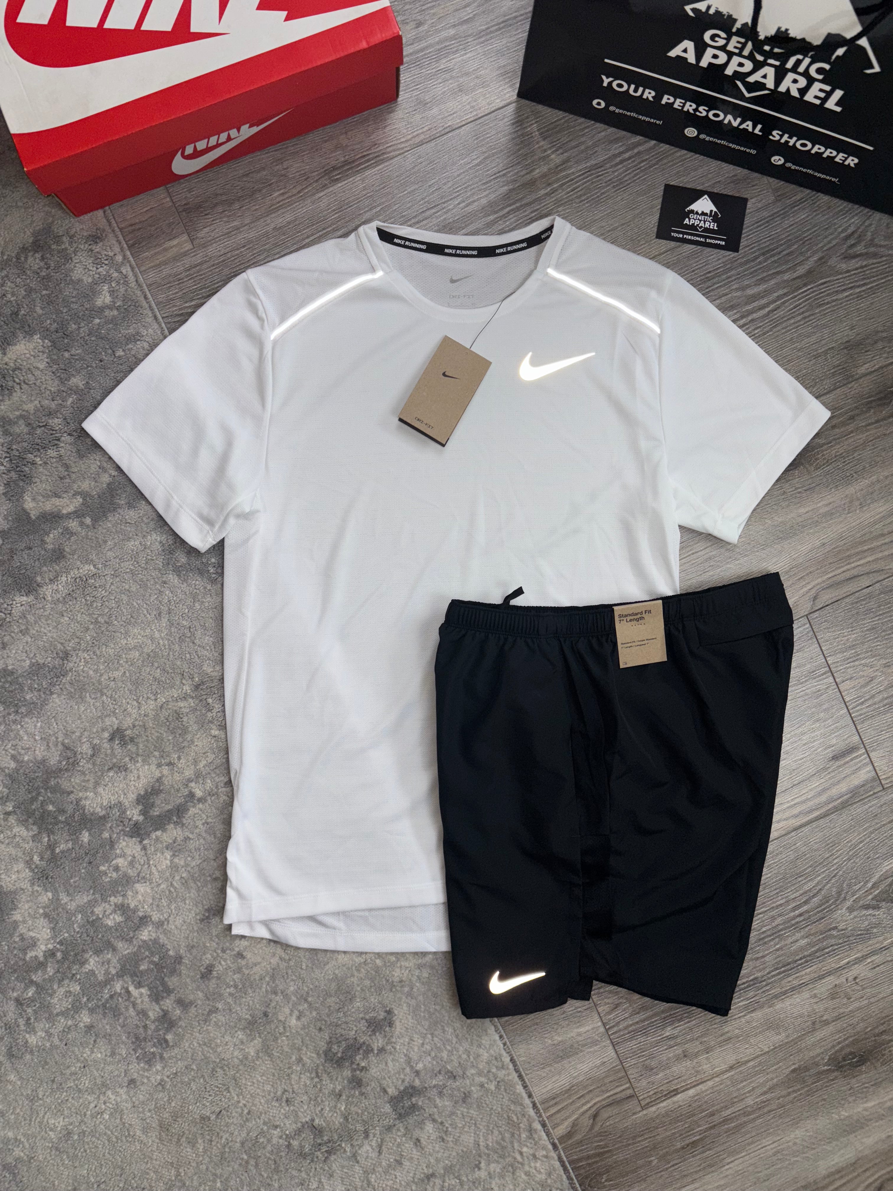 Nike Miler 1.0 Set - ‘White/Black’