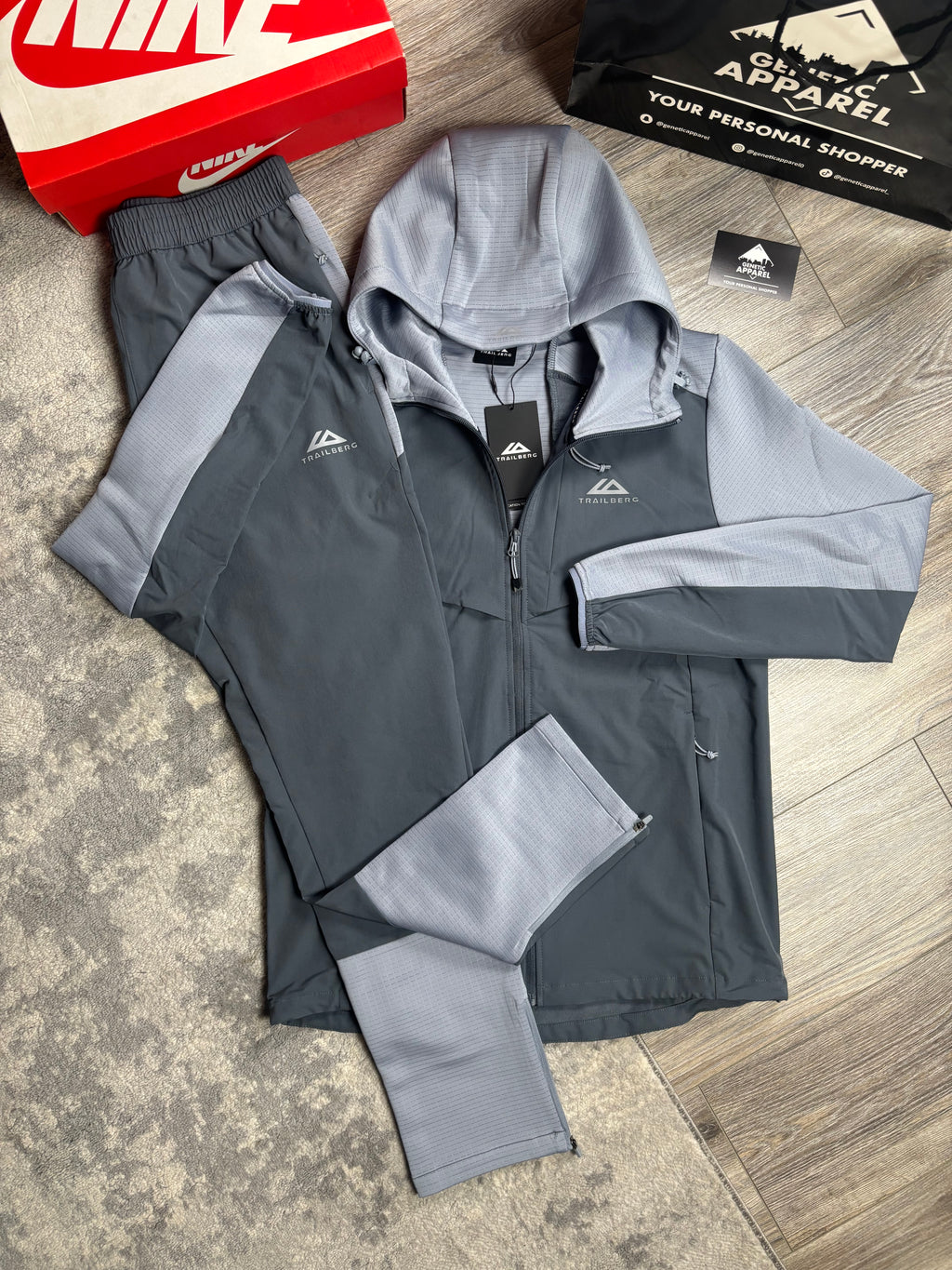 Trailberg Rapid Tracksuit - ‘ Cloud/Grey’