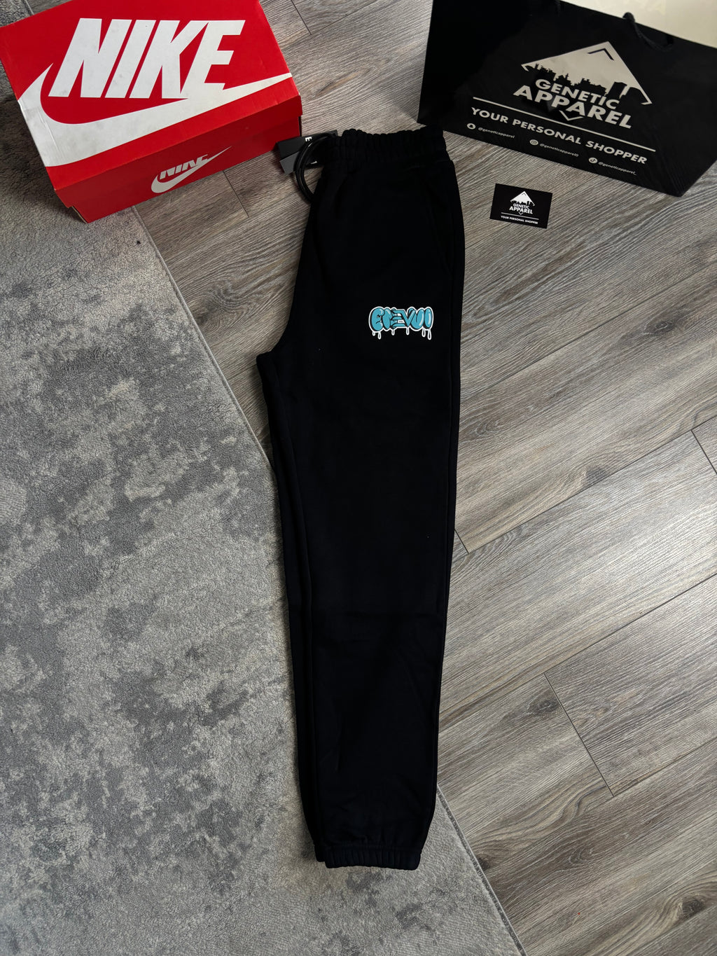 Envi1 Graffiti Triset Tracksuit - ‘Black/Blue’