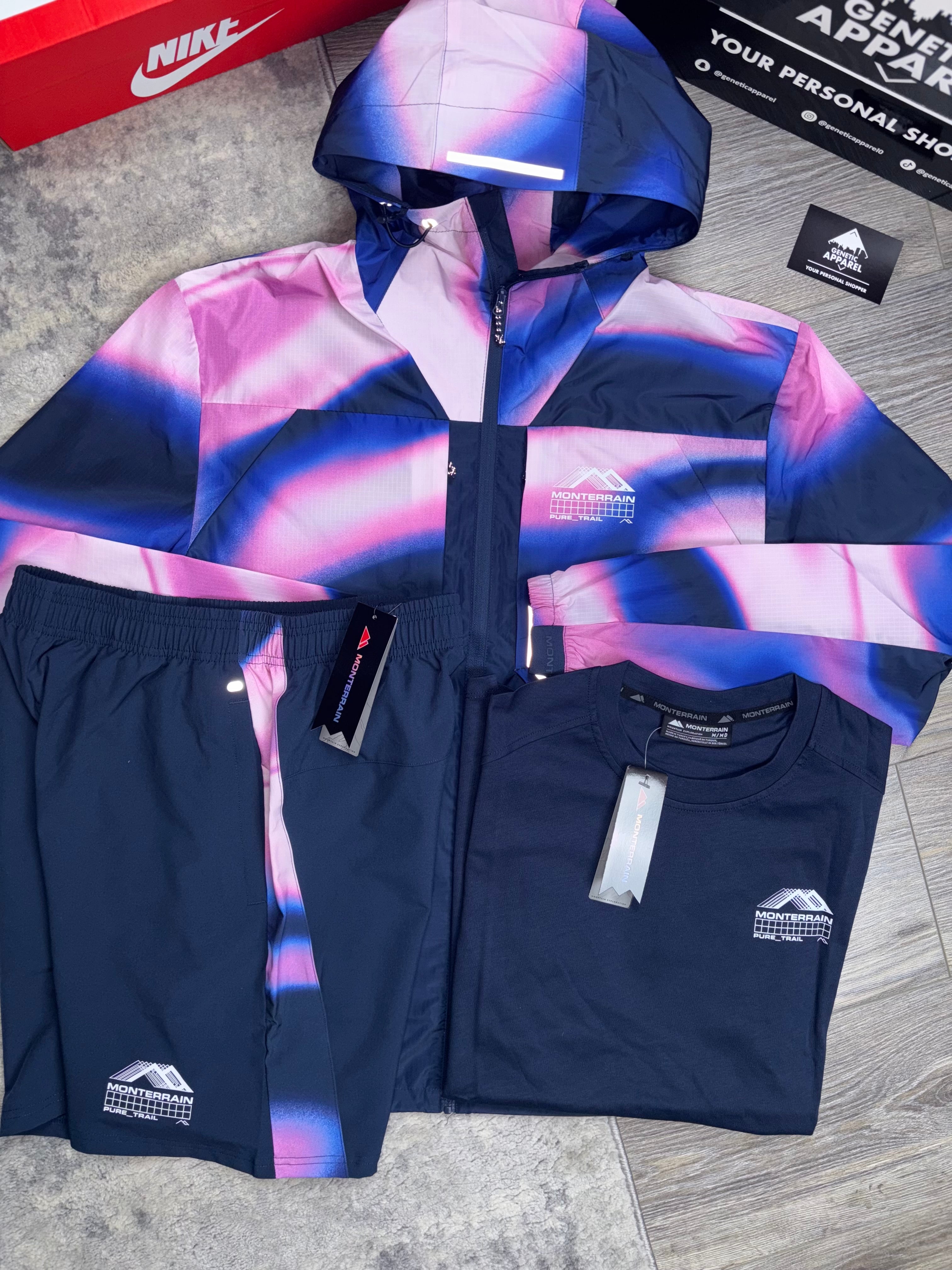 Monterrain Galaxy Triset - ‘Navy/Pink’