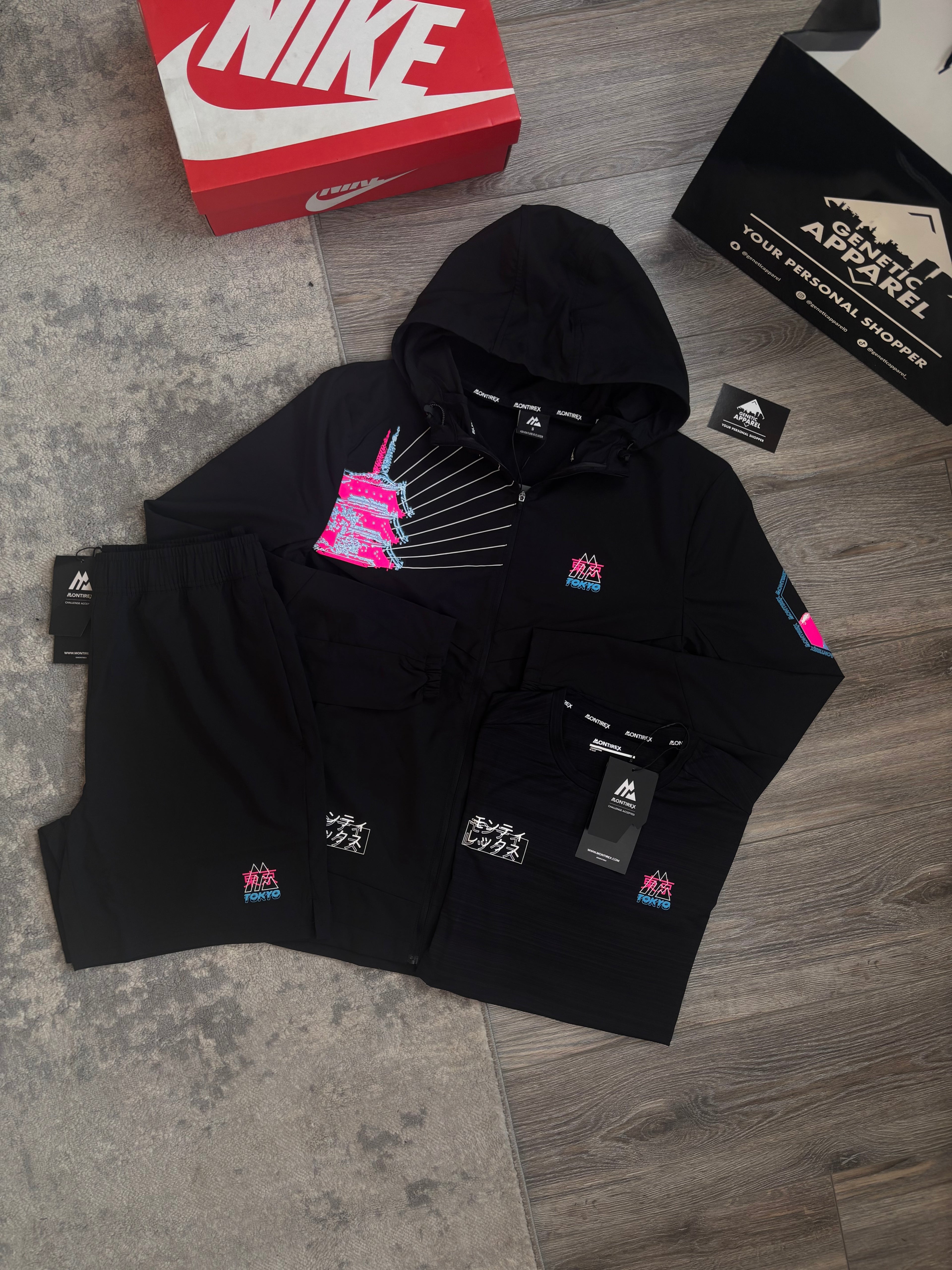 Montirex Jap Exclusive Triset - ‘Black/Pink’