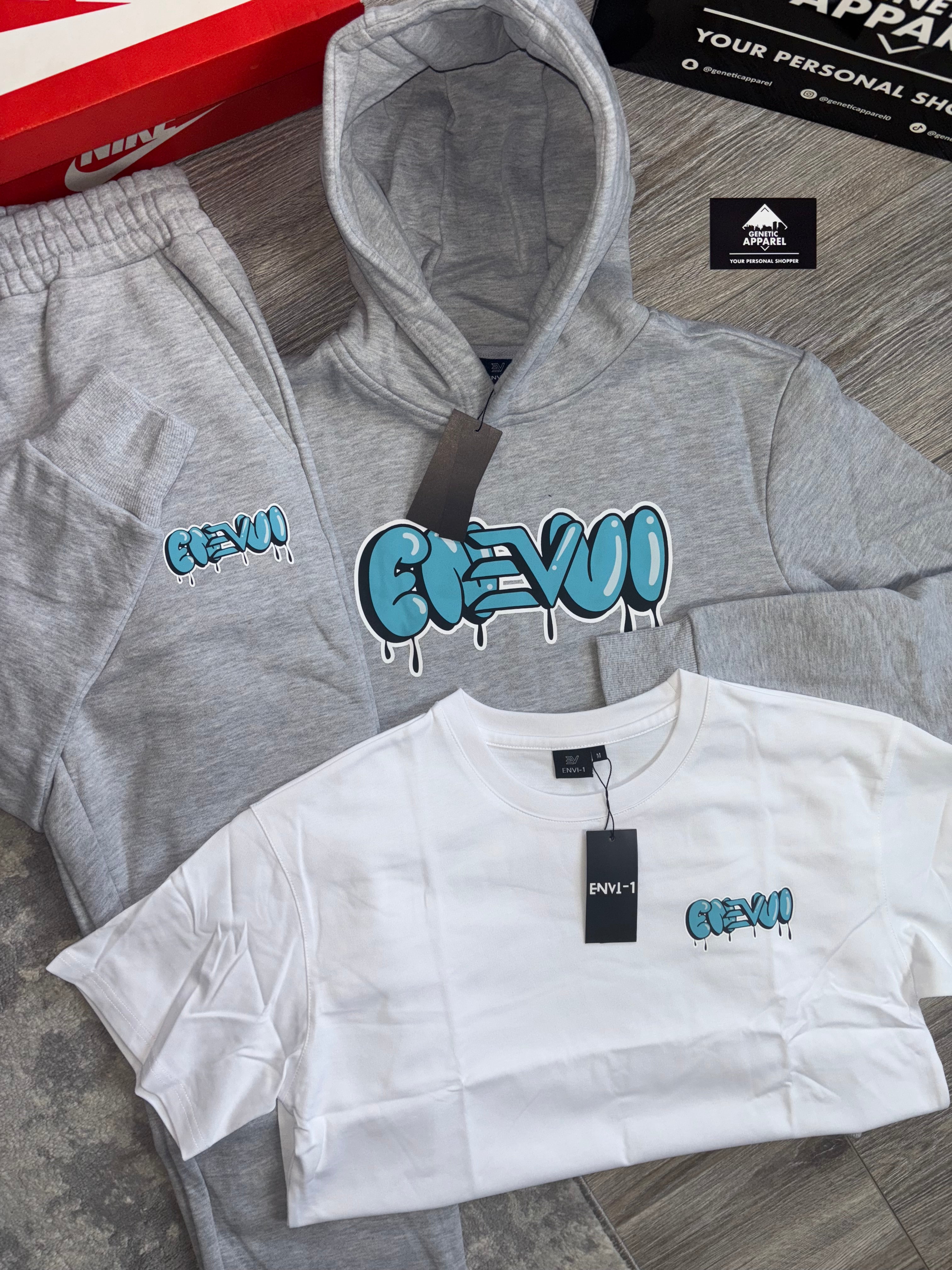 Envi1 Graffiti Triset Tracksuit - ‘Grey/Blue’