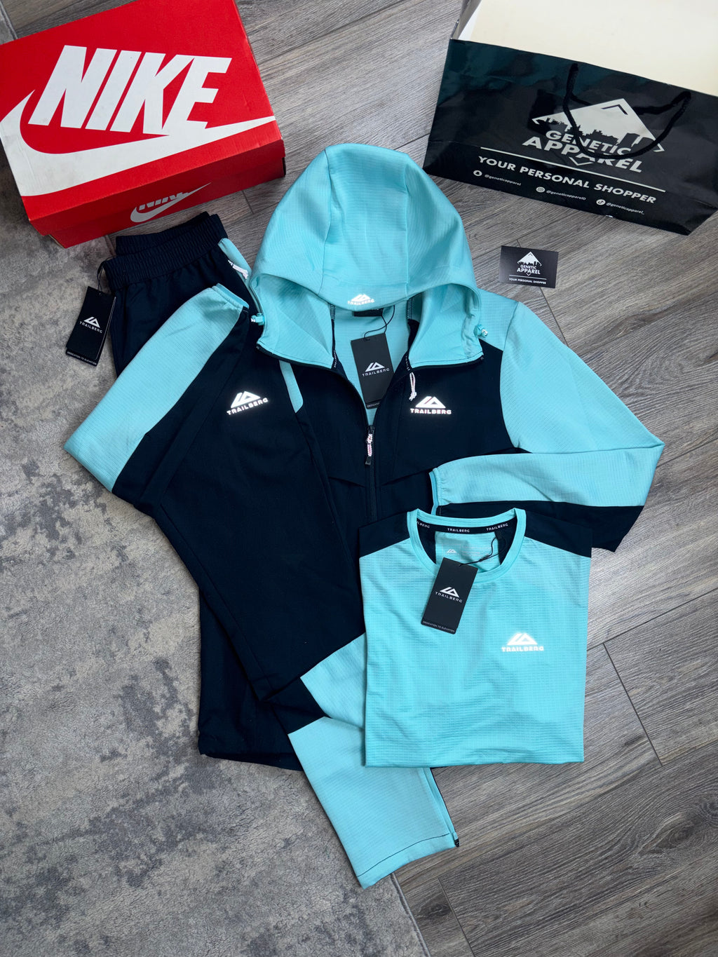 Trailberg Rapid Triset Tracksuit - ‘Navy/Teal’