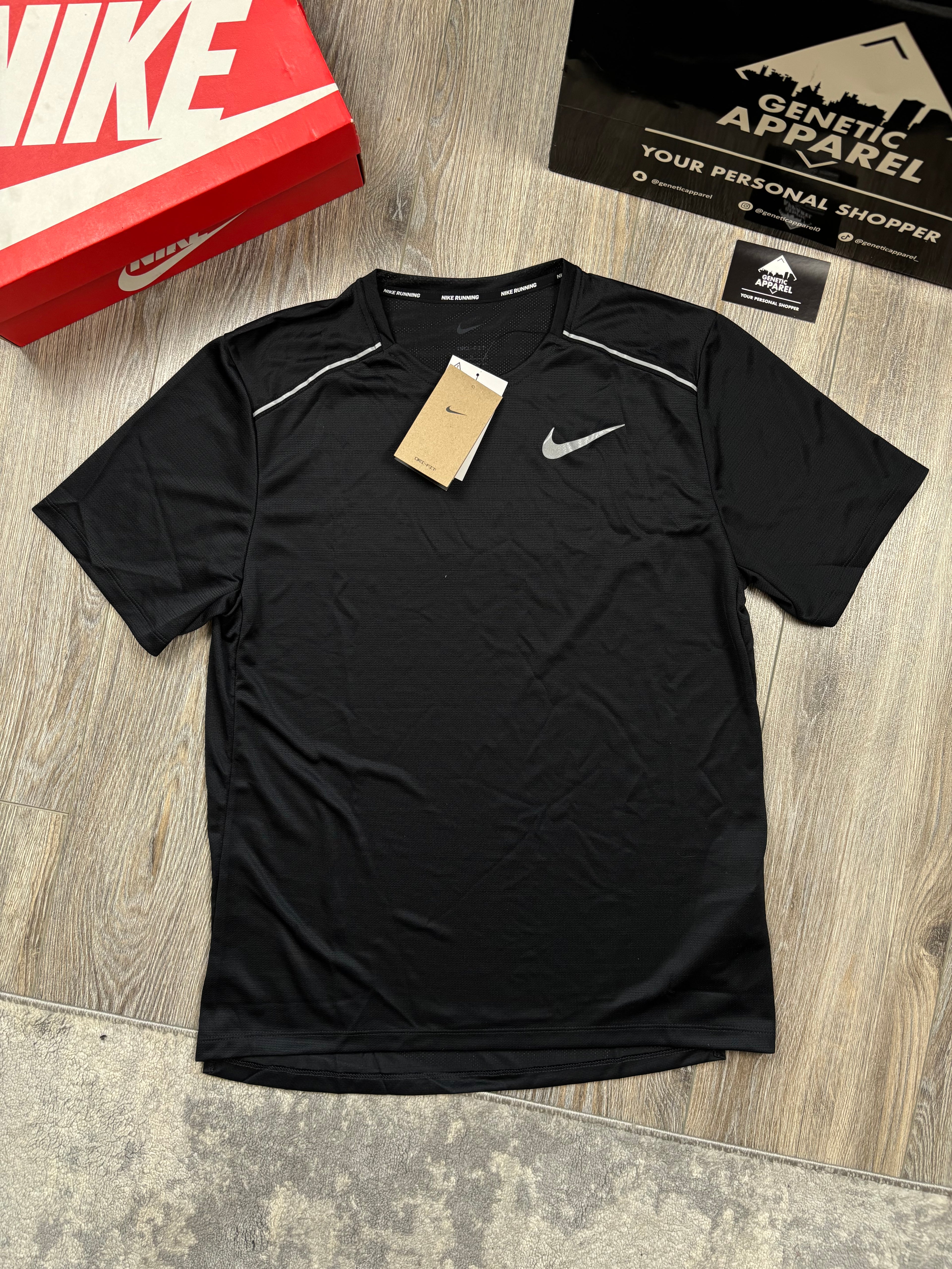 Nike Miler 1.0 T-Shirt / Short Set - ‘Black’