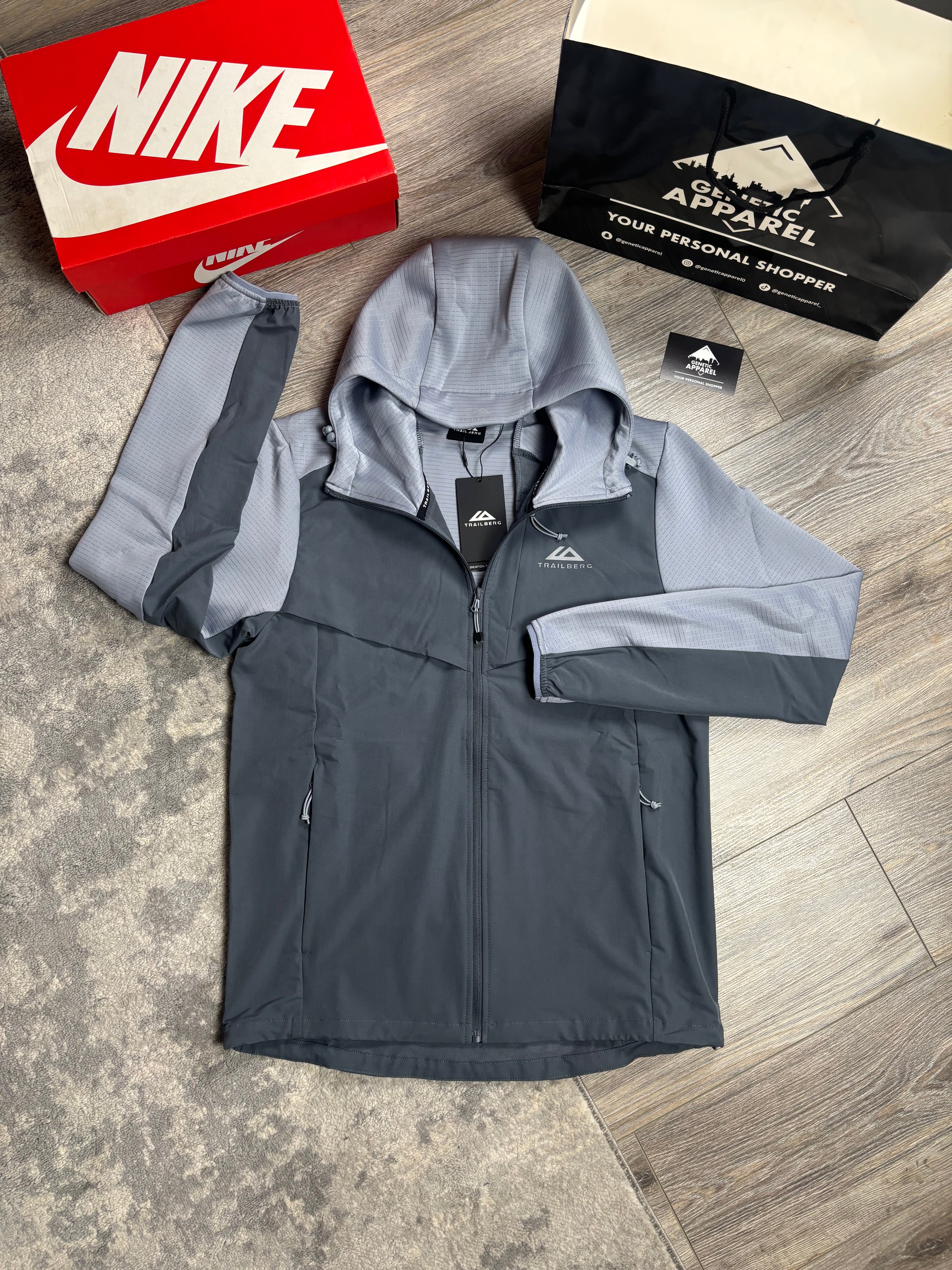 Trailberg Rapid Tracksuit - ‘ Cloud/Grey’