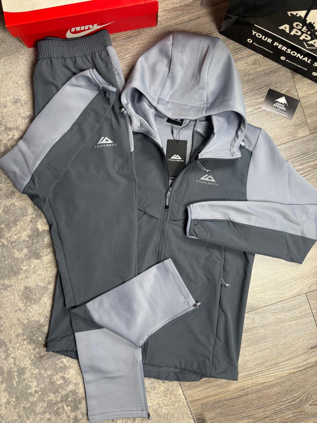 Trailberg Rapid Tracksuit - ‘ Cloud/Grey’