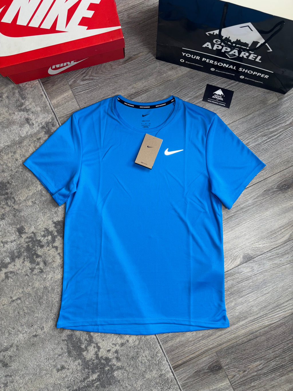 Nike Miler 2.0 T-Shirt / Short Set - ‘Blue’
