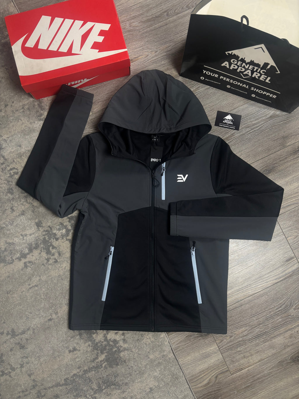 Envi Dual Tracksuit - ‘Black/Blue’