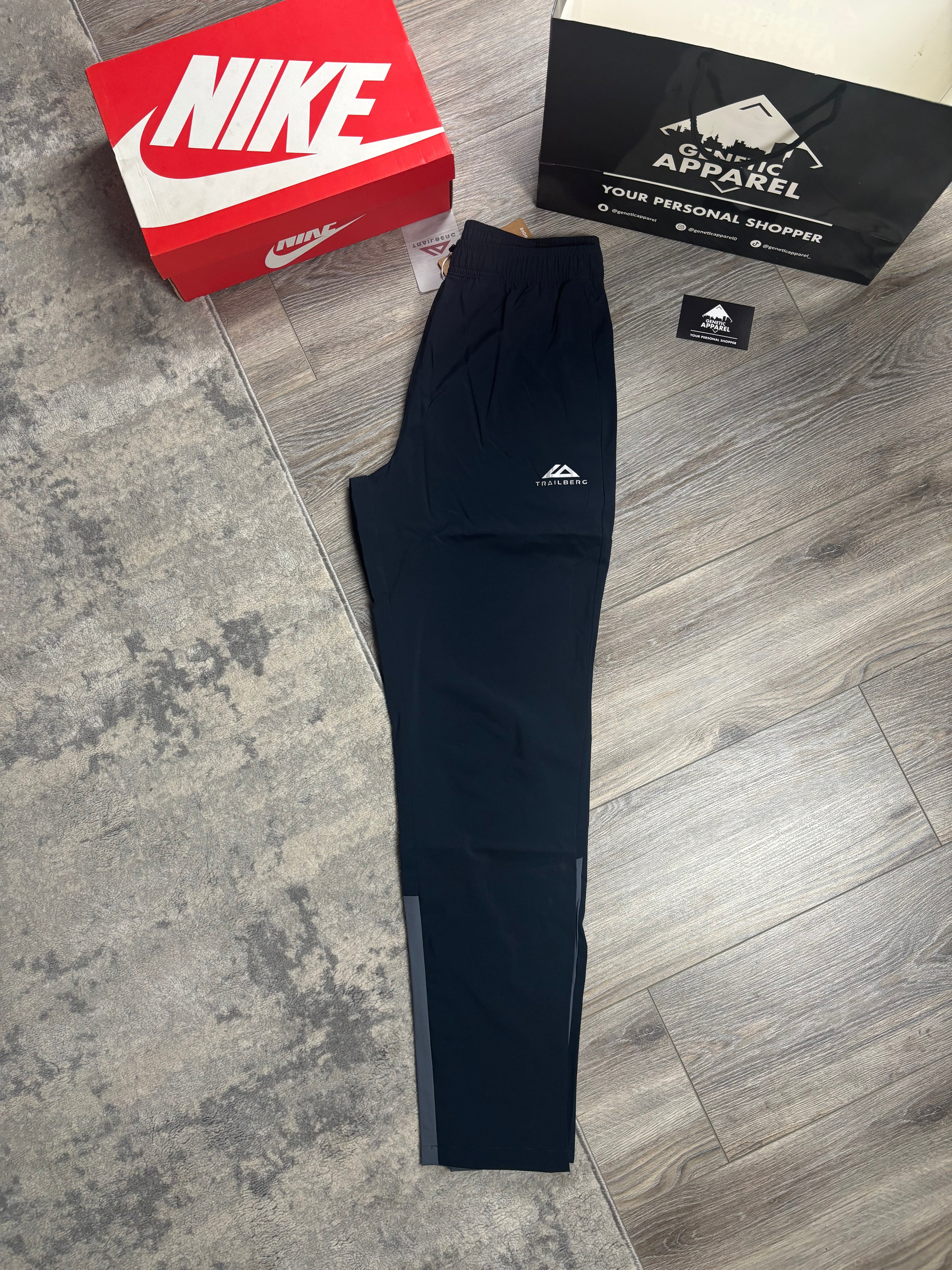 Trailberg Tech Triset Tracksuit - ‘Blue/Navy/Grey’